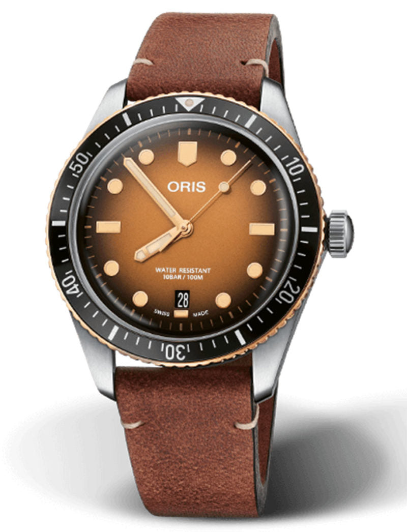 Oris Diving Divers Sixty-Five ‘Sunset’ Steel and Bronze - 01-733-7707-4356-07-5-20-45