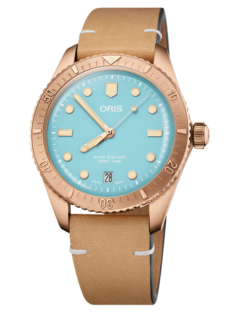 Oris Diving Divers Sixty-Five Bronze Cotton Candy - 01-733-7771-3155-07-5-19-04BR