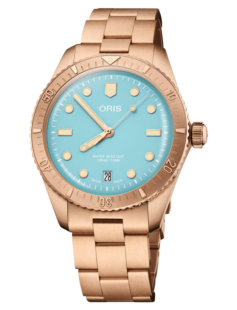 Oris Diving Divers Sixty-Five Bronze Cotton Candy - 01-733-7771-3155-07-8-19-15