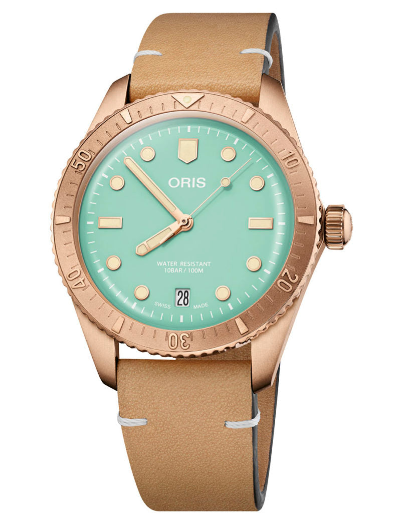 Oris Diving Divers Sixty-Five Bronze Cotton Candy - 01-733-7771-3157-07-5-19-04BR