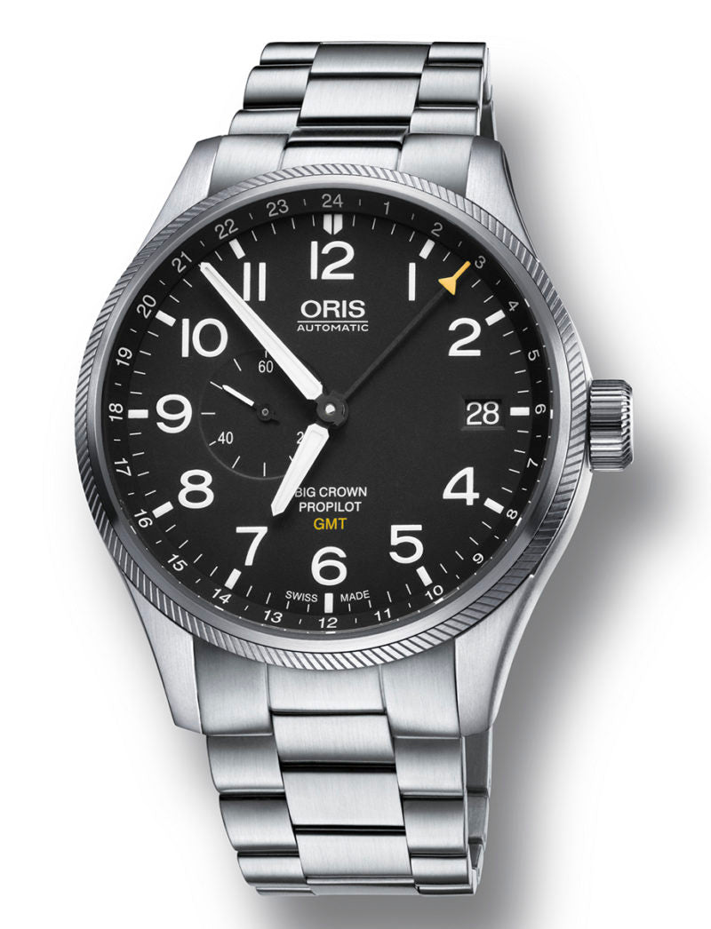 Oris Aviation Big Crown ProPilot GMT, Small Second - 01-748-7710-4164-07-8-22-19
