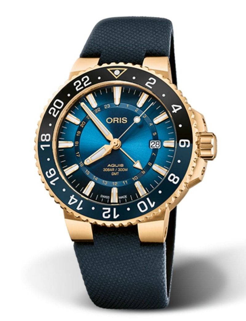 Oris Diving Aquis Carysfort Reef Gold Limited Edition - 01-798-7754-6185