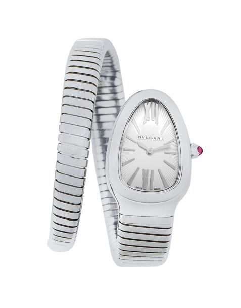 Luxury Bvlgari Serpenti Tubogas Ladies Watch at wywatl display picture 3