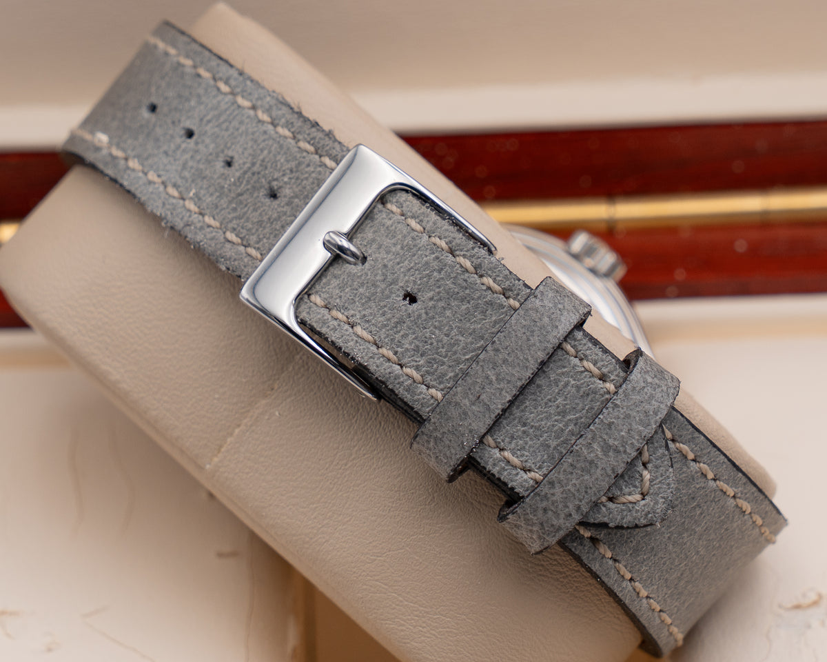 Patek Philippe annual calendar 37mm 5056P Grey Dial On A Grey Leather WYW Strap