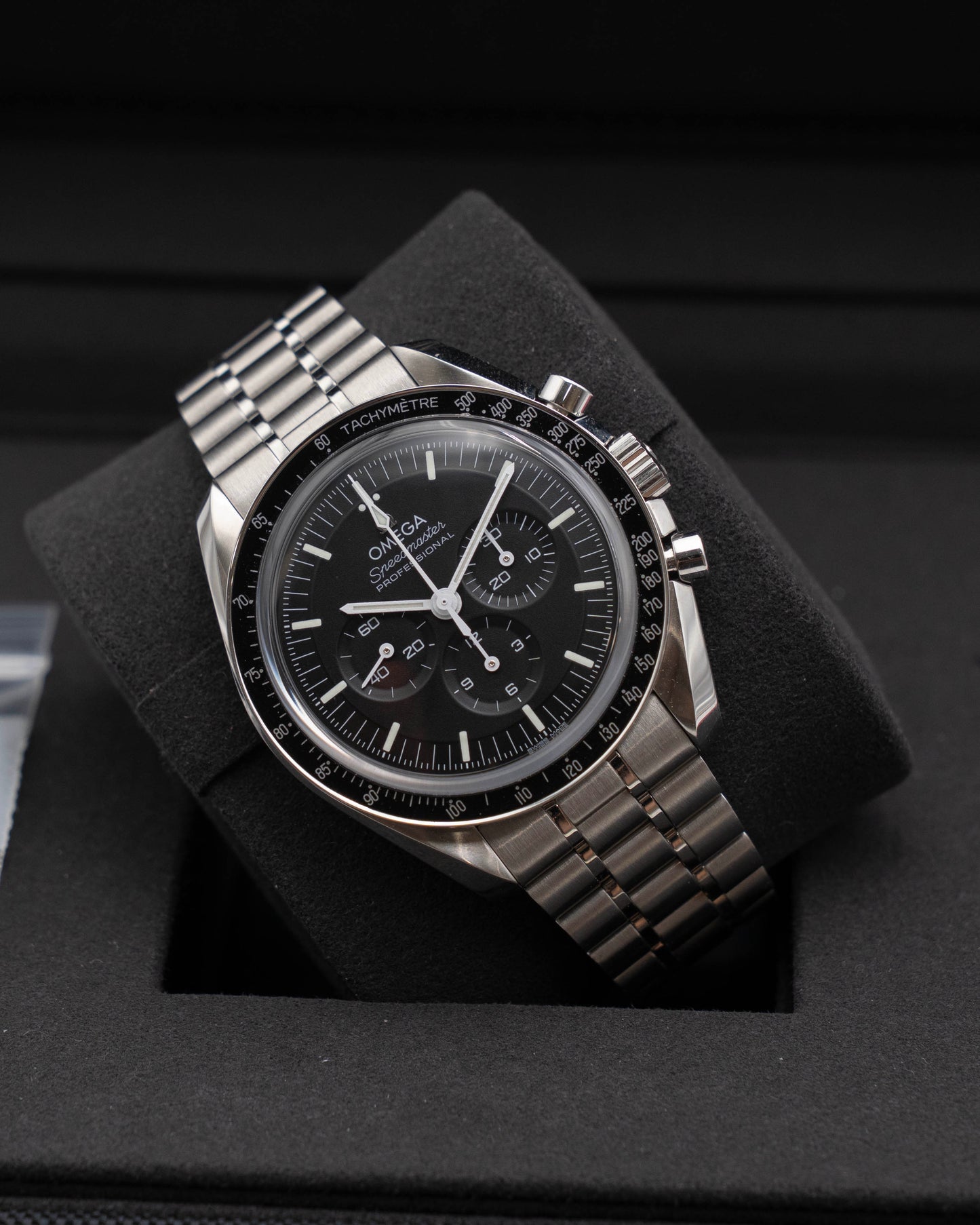 Omega Speedmaster Professional Moonwatch 42mm 310.30.42.50.01.002 Black Dial Sapphire Sandwhich Serial Number 2024