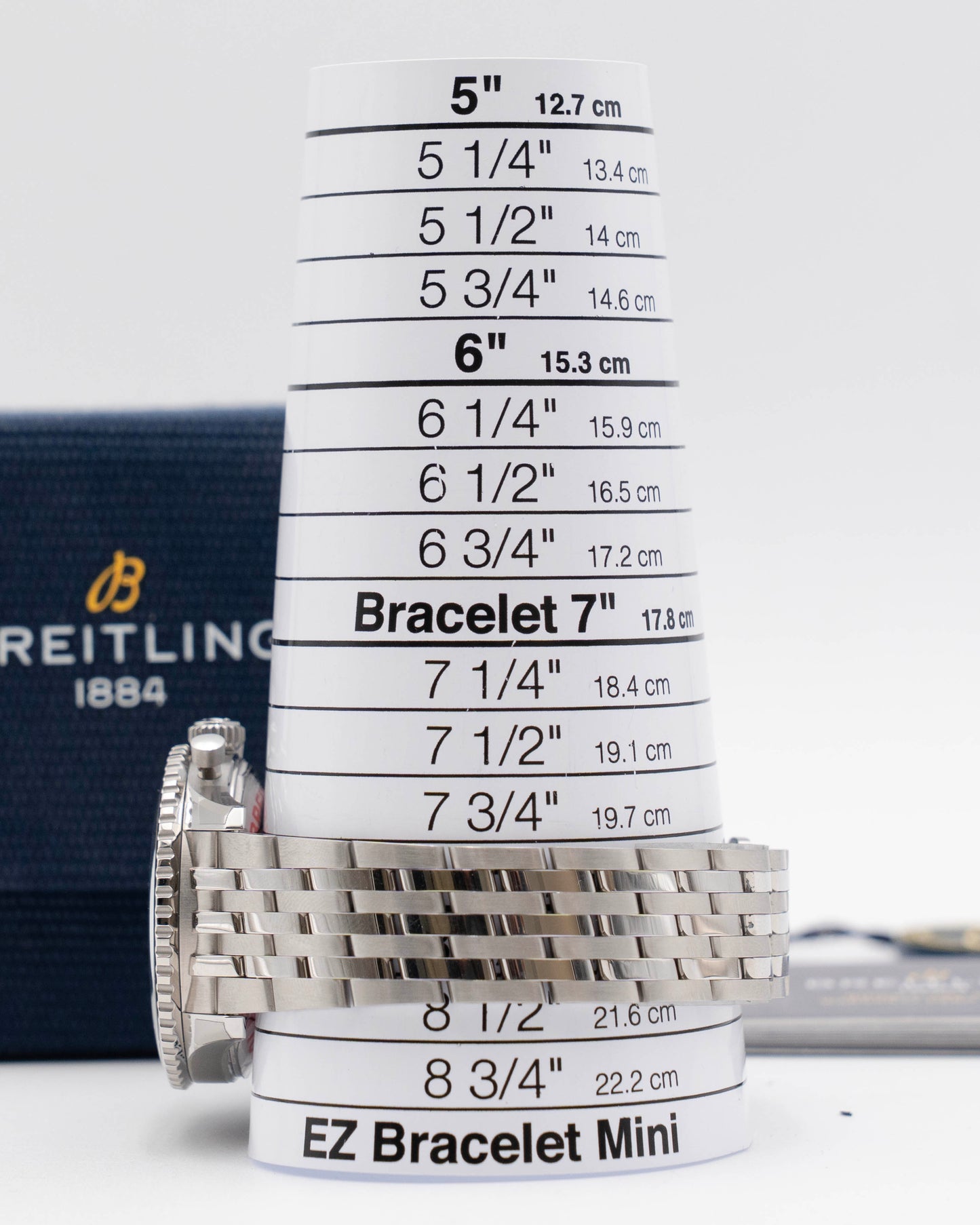 Stickered Breitling Navitimer B01 43mm Blue Dial Chronograph
