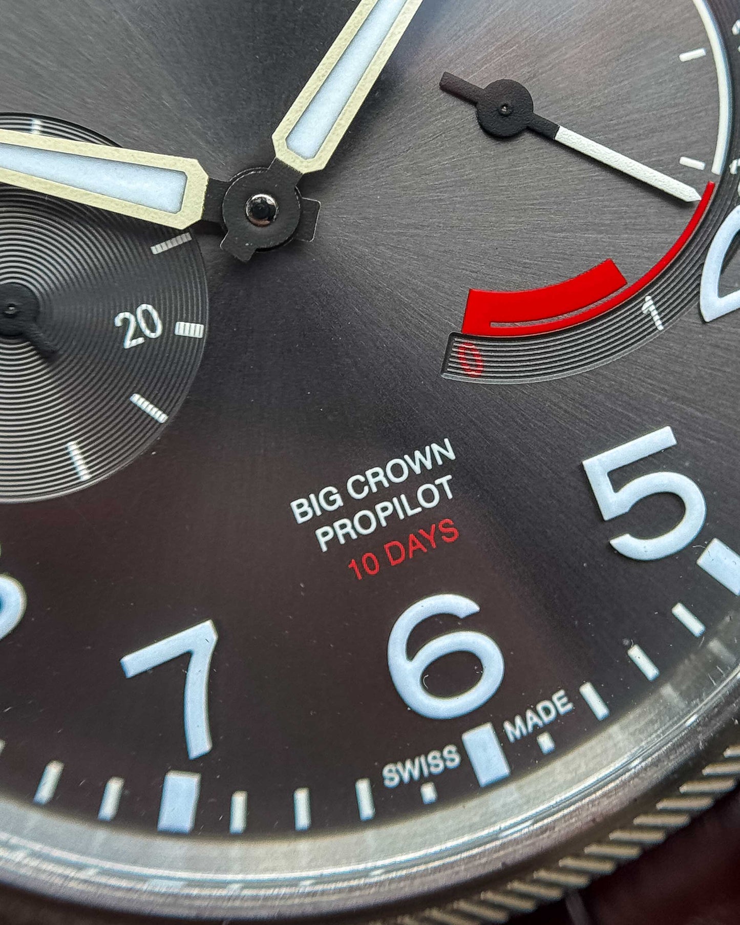 Oris Big Crown ProPilot Calibre 111 44mm 01 111 7711 4163 Brown Crocodile Strap Charcoal Dial