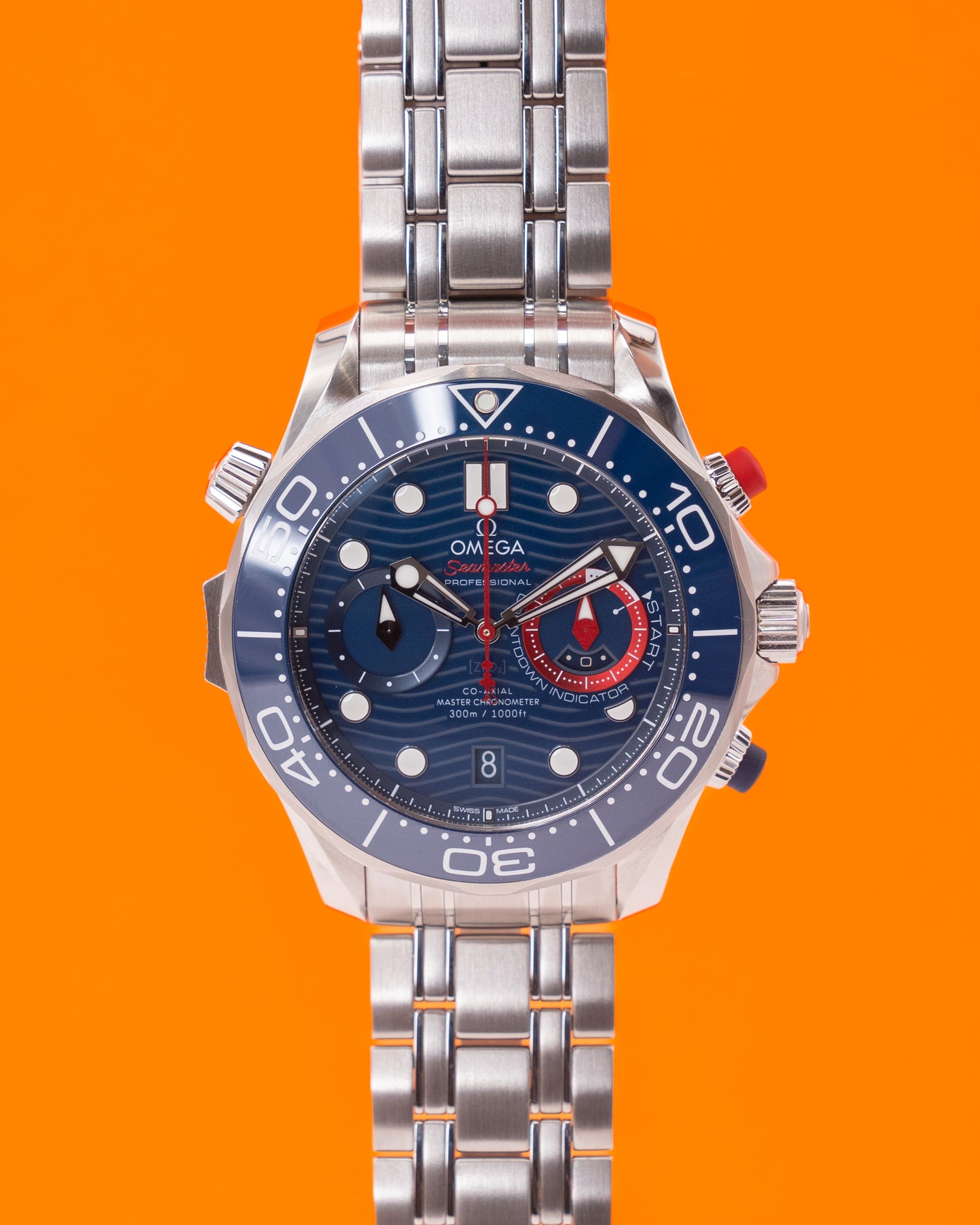 Omega Seamaster 210.30.44.51.03.002 Diver Chronograph Blue 44mm 2022