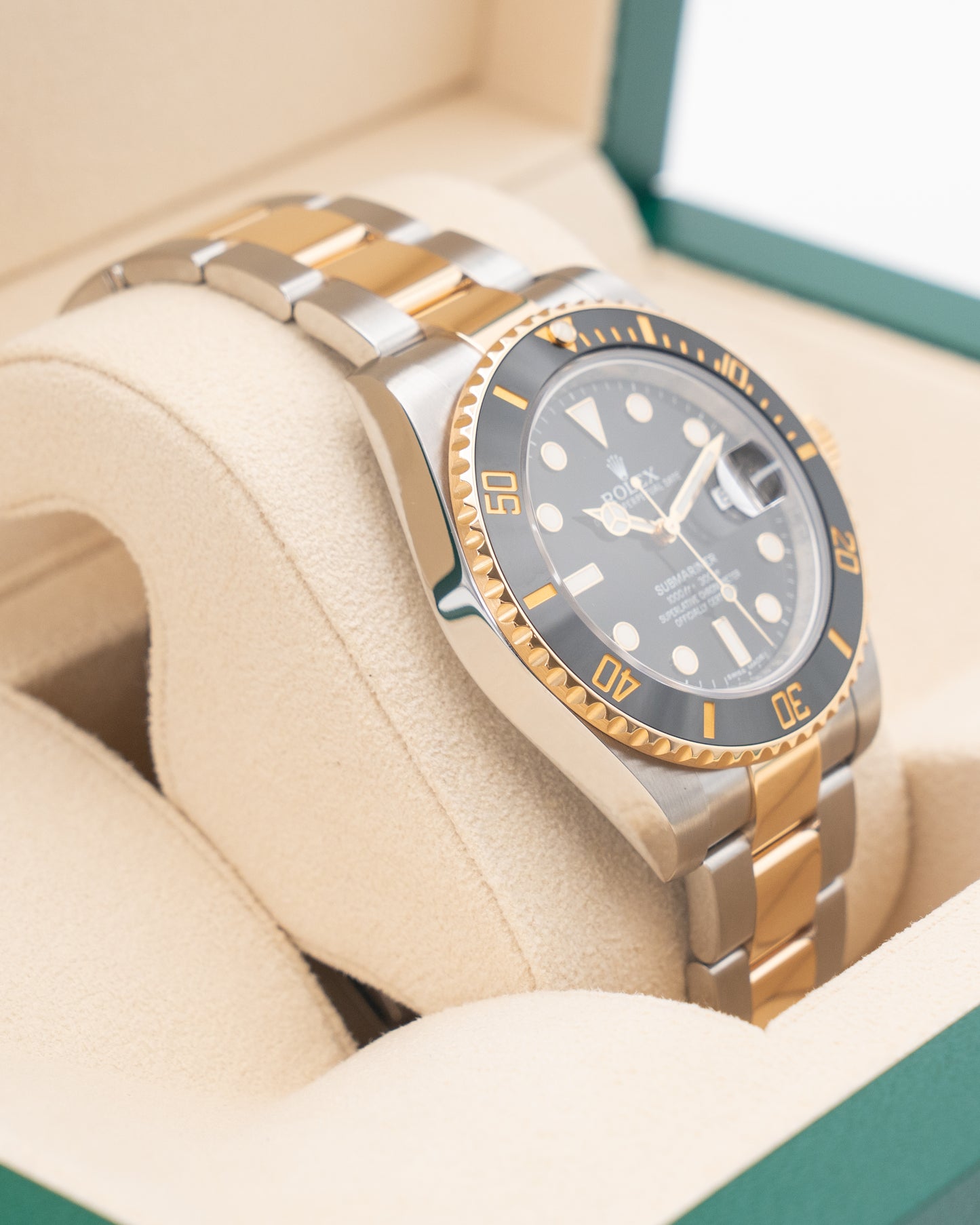 Rolex Submariner 40mm 116613LN Two Tone Yellow Black Ceramic 2017