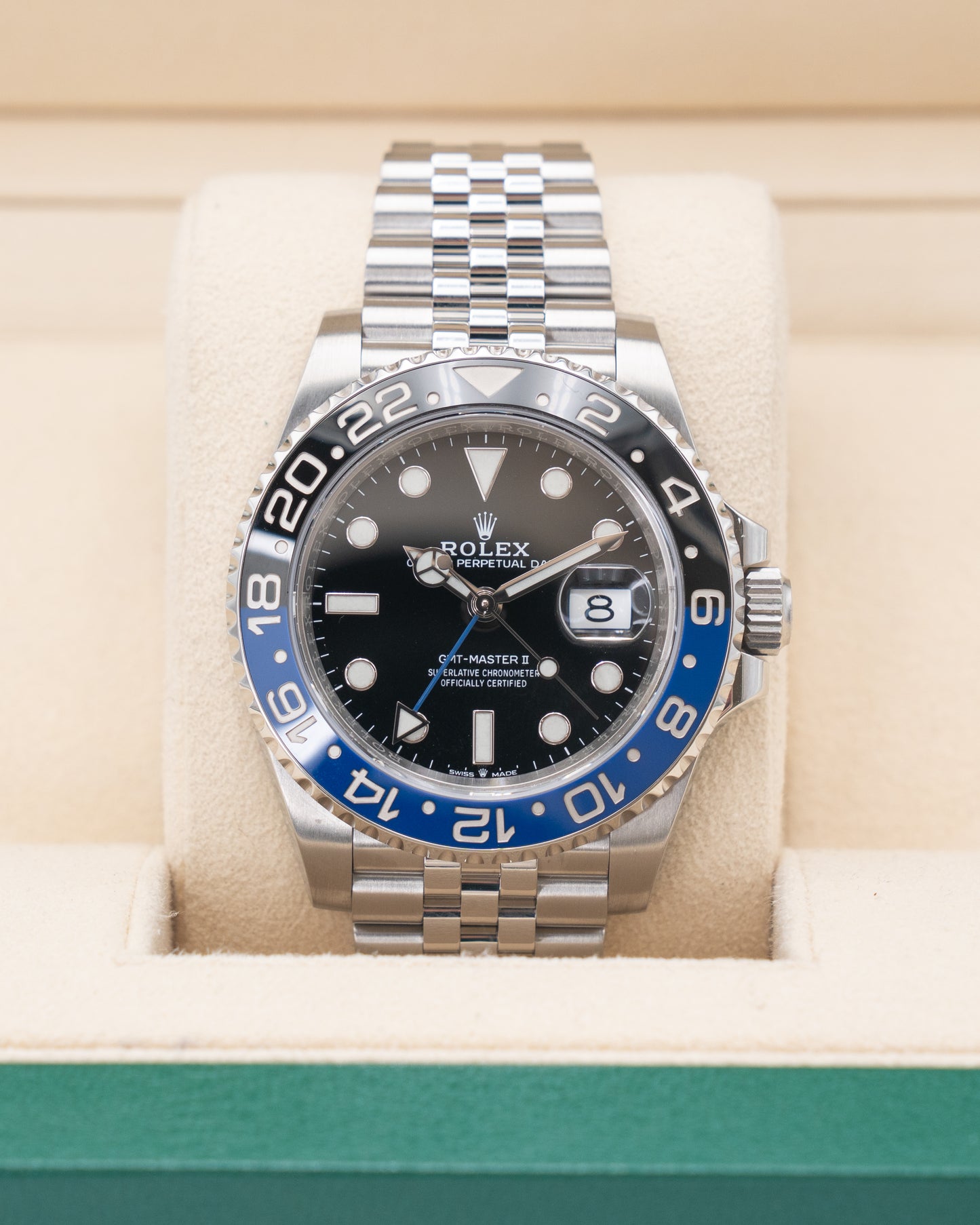 Rolex GMT Master II 40mm 126710BLNR Batgirl / Batman on Jubilee Blue 2020