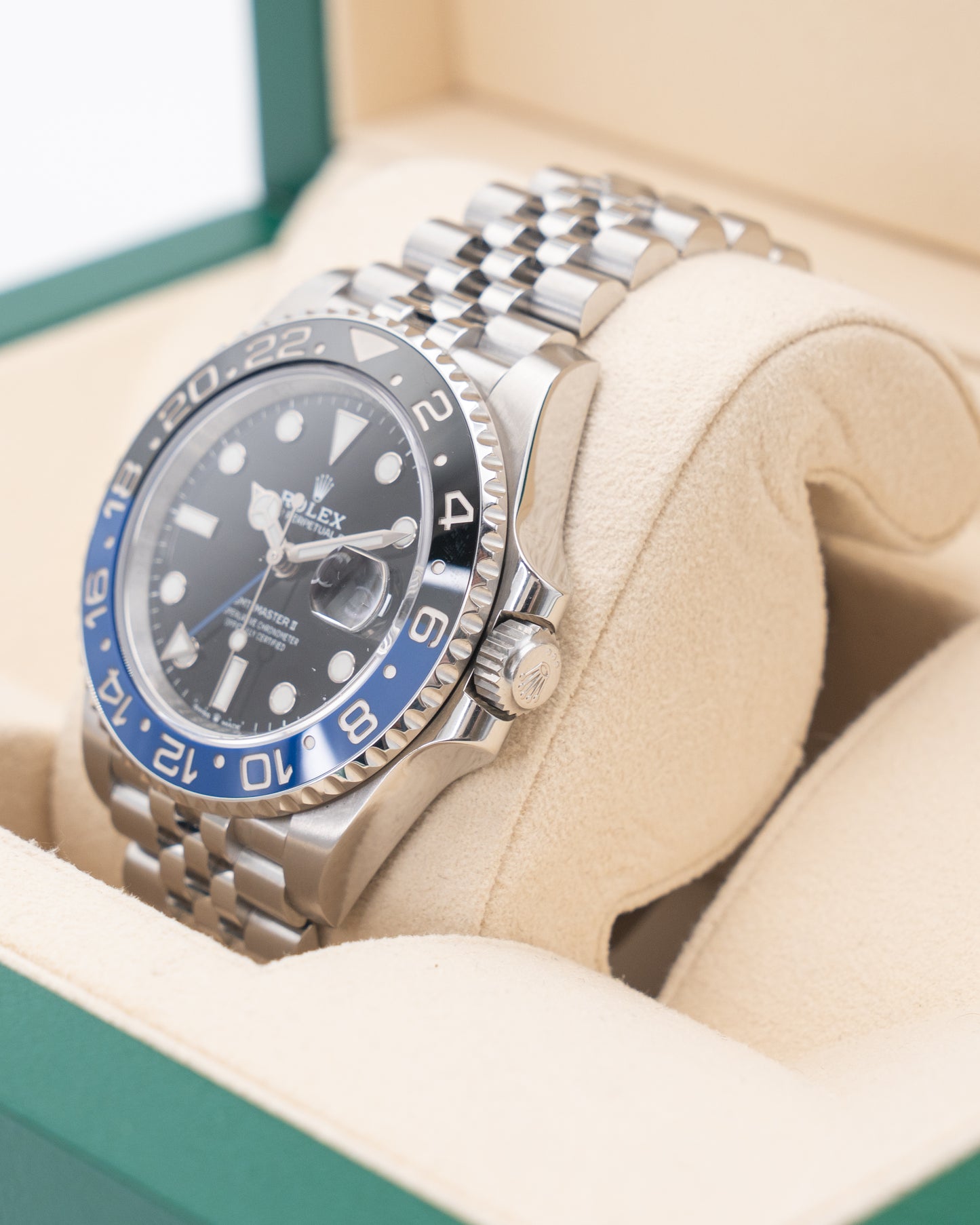 Rolex GMT Master II 40mm 126710BLNR Batgirl / Batman on Jubilee Blue 2020