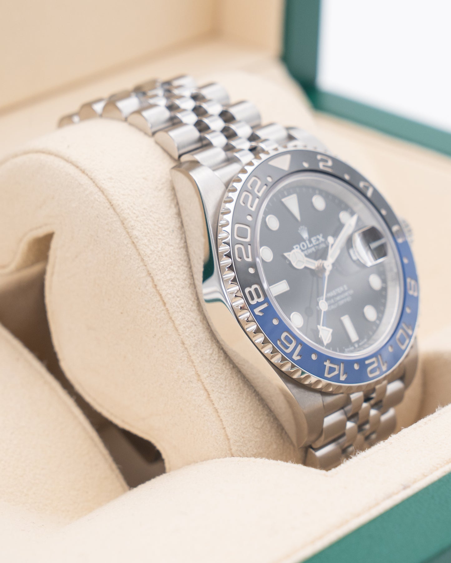 Rolex GMT Master II 40mm 126710BLNR Batgirl / Batman on Jubilee Blue 2020