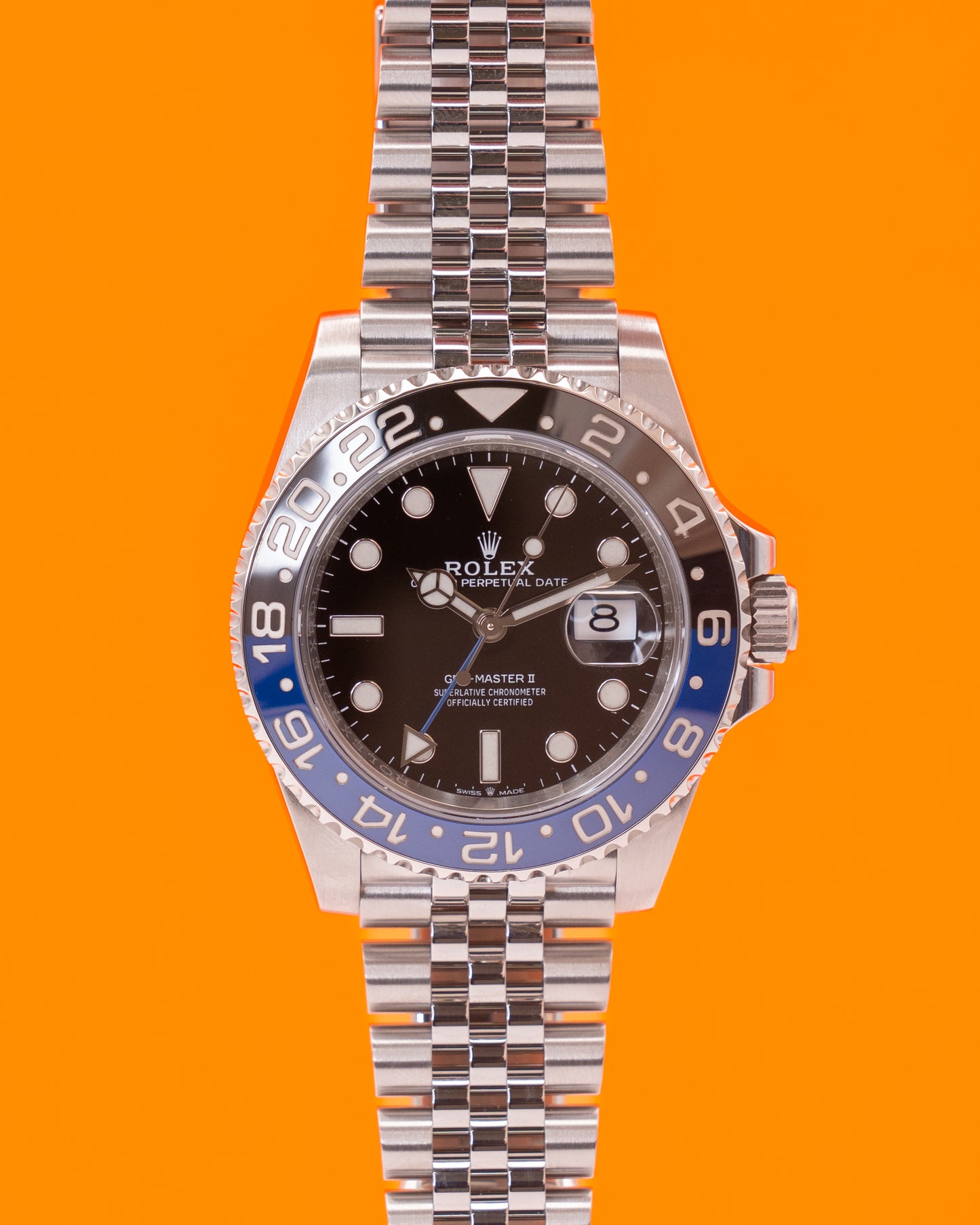 Rolex GMT Master II 40mm 126710BLNR Batgirl / Batman on Jubilee Blue 2020