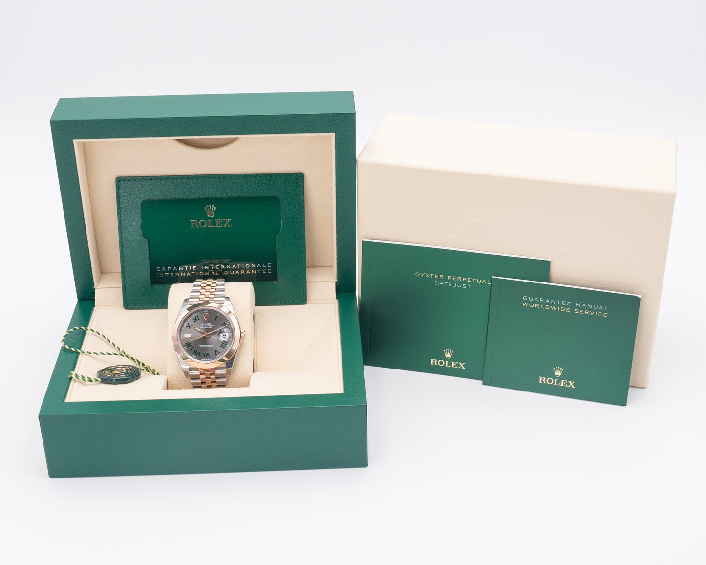 NOS Rolex Datejust 41mm 126301 Two Tone Rose WImbledon Jubilee 2022