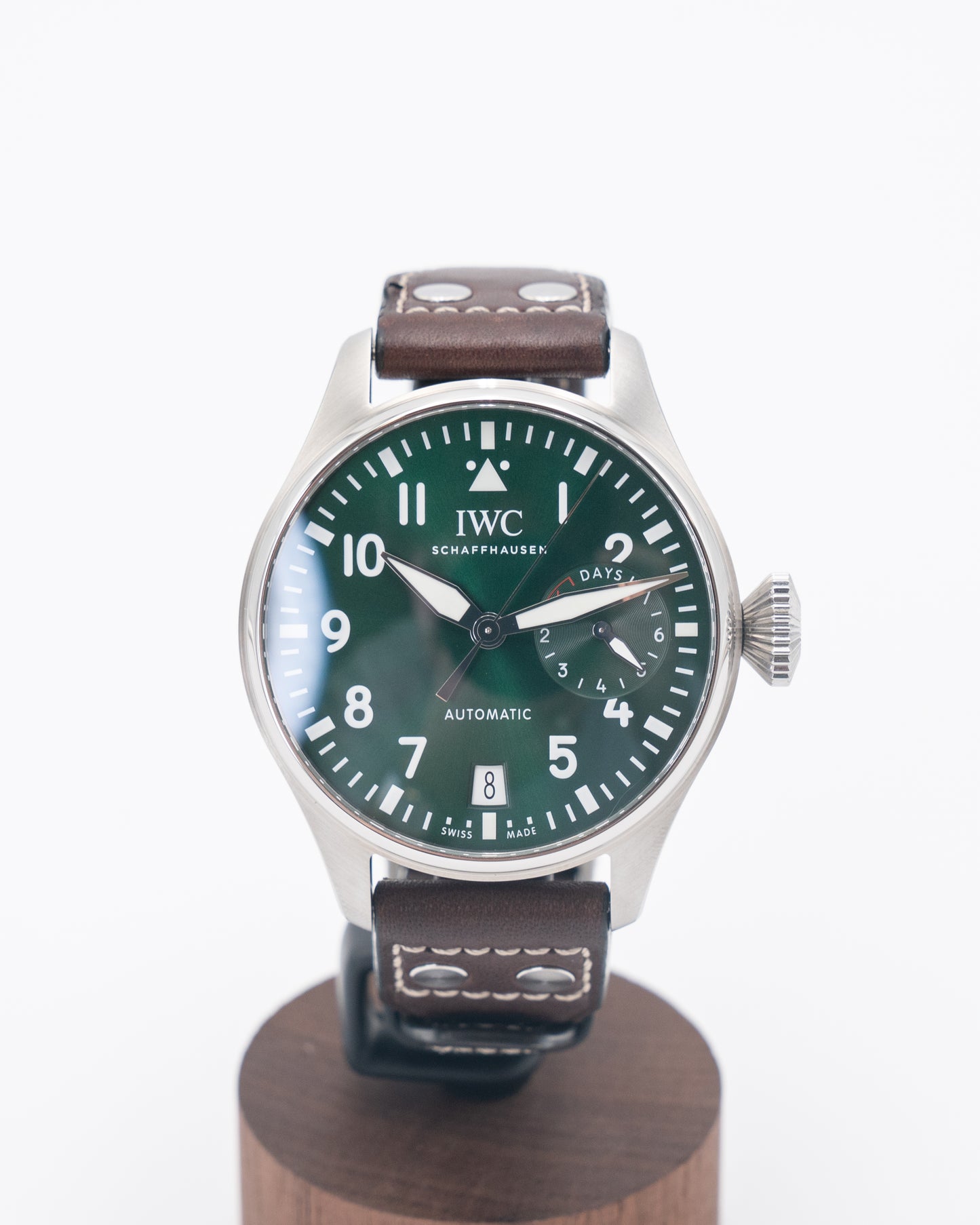 IWC Big Pilot's 46.2mm IW501015 Green 8-Day Reserve 2021