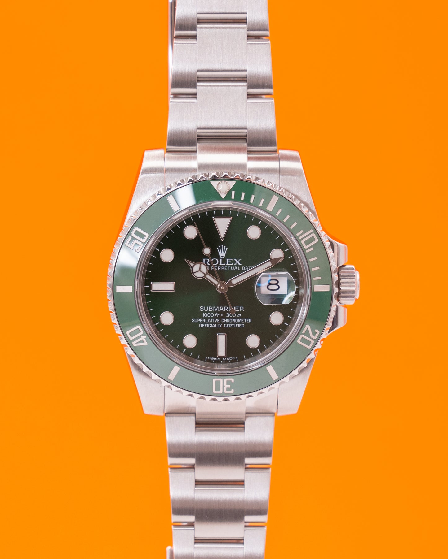 Rolex Submariner Date 40mm 116610LV Hulk Green Ceramic
