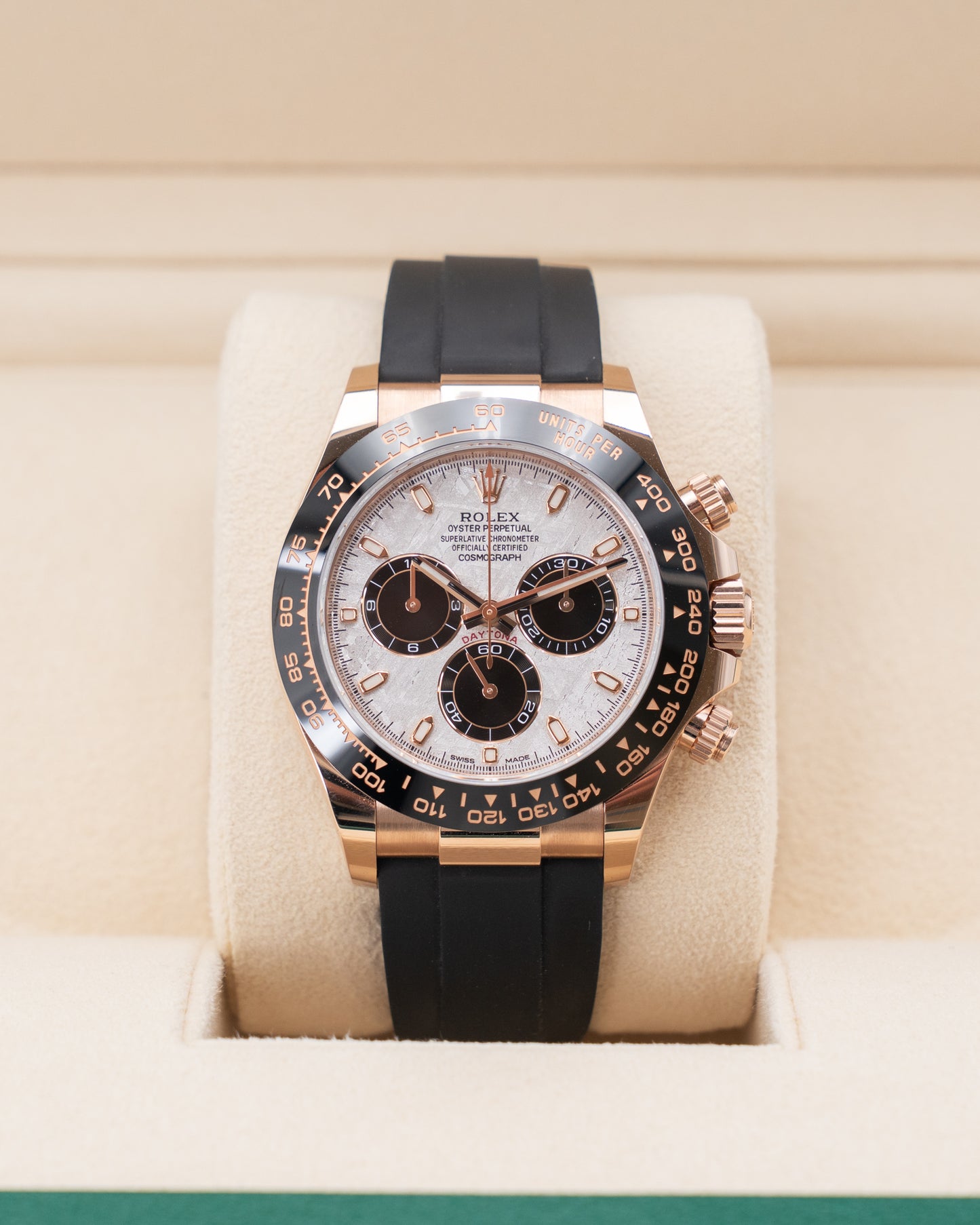 Rolex Cosmograph Daytona 40mm 116515LN Rose Gold Meteorite on Oysterflex 2022