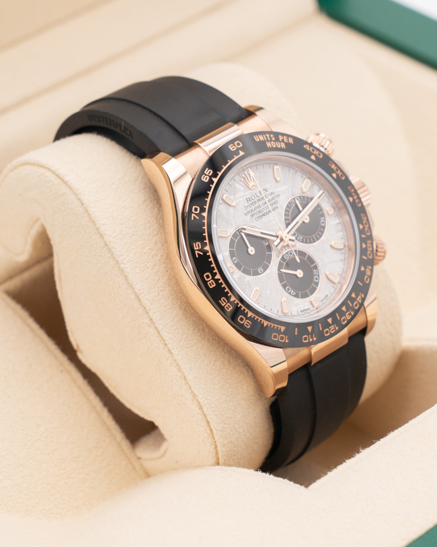 Rolex Cosmograph Daytona 40mm 116515LN Rose Gold Meteorite on Oysterflex 2022