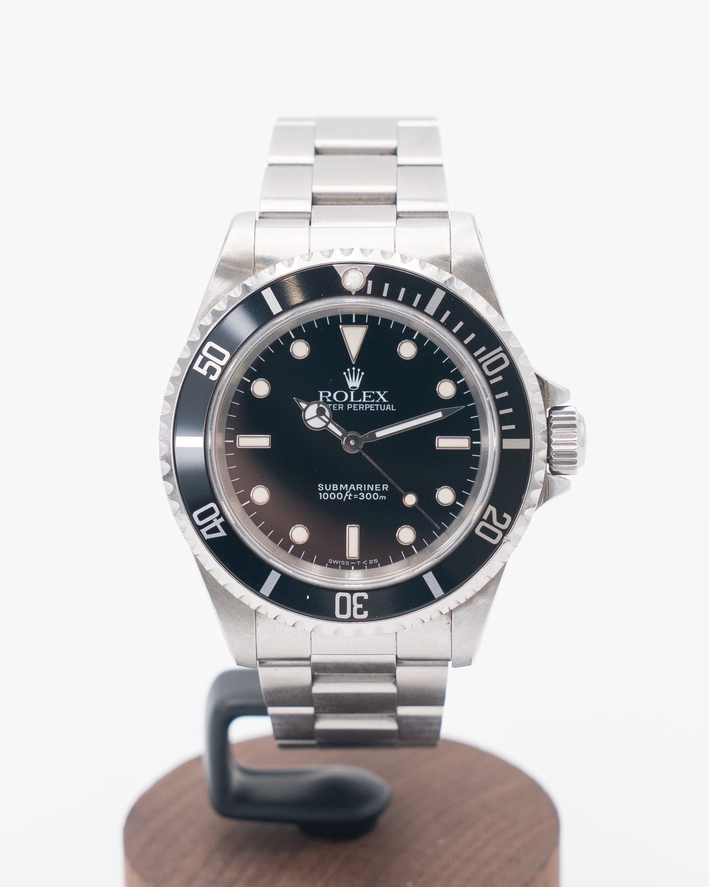 Rolex Submariner No-Date 14060 Black Aluminum Bezel Two Liner X-Serial