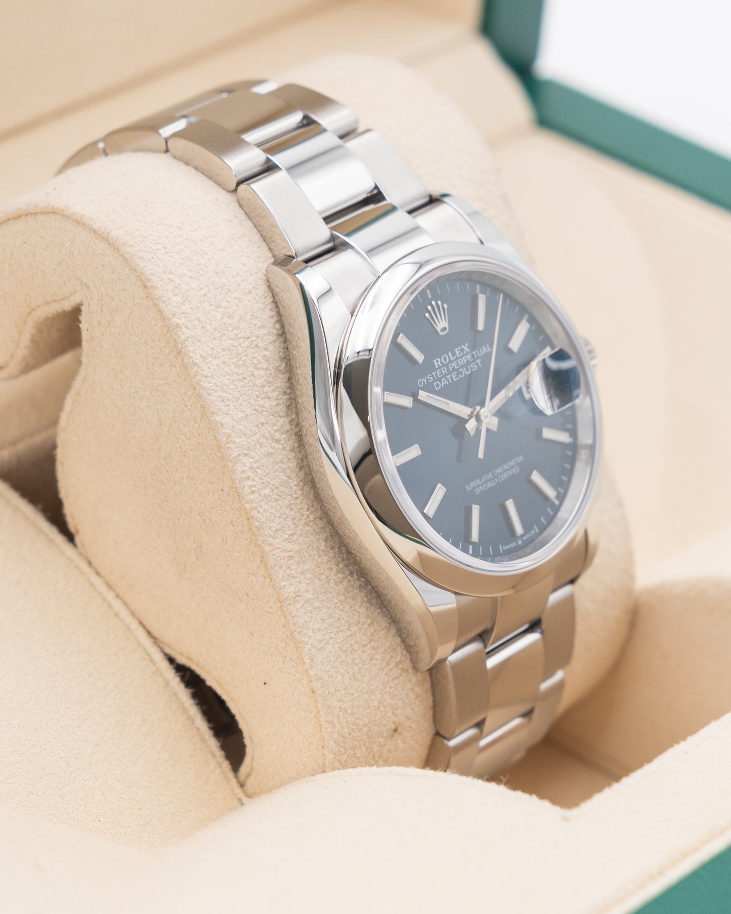 Rolex Datejust 36mm 126200 Blue Dial 2021