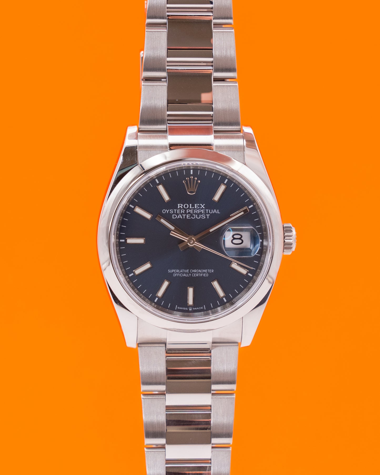 Rolex Datejust 36mm 126200 Blue Dial 2021
