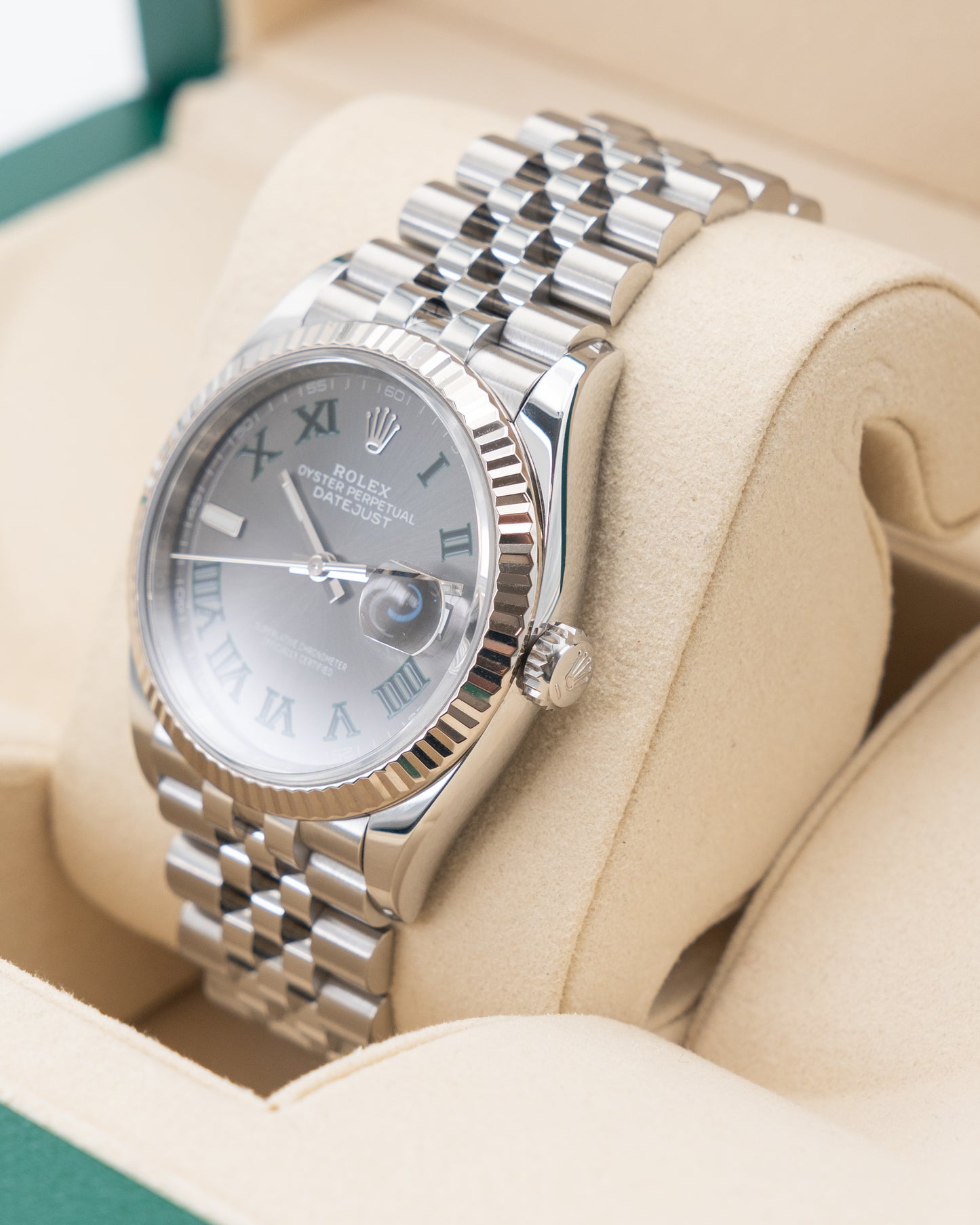 Rolex Datejust 36mm 126234-0045 Wimbledon Dial on Jubilee 2021