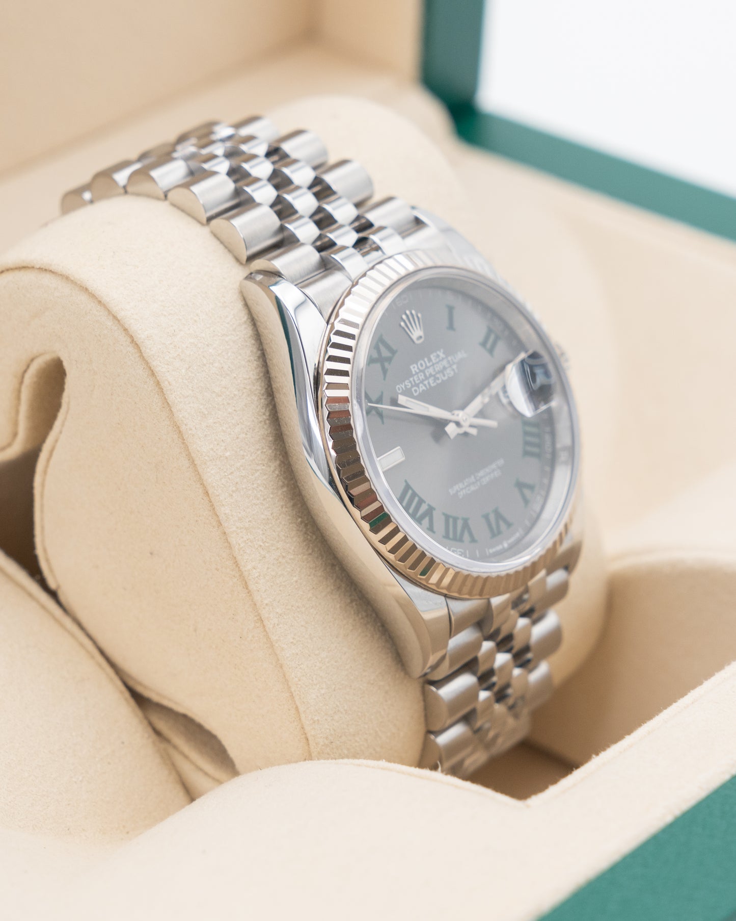 Rolex Datejust 36mm 126234-0045 Wimbledon Dial on Jubilee 2021