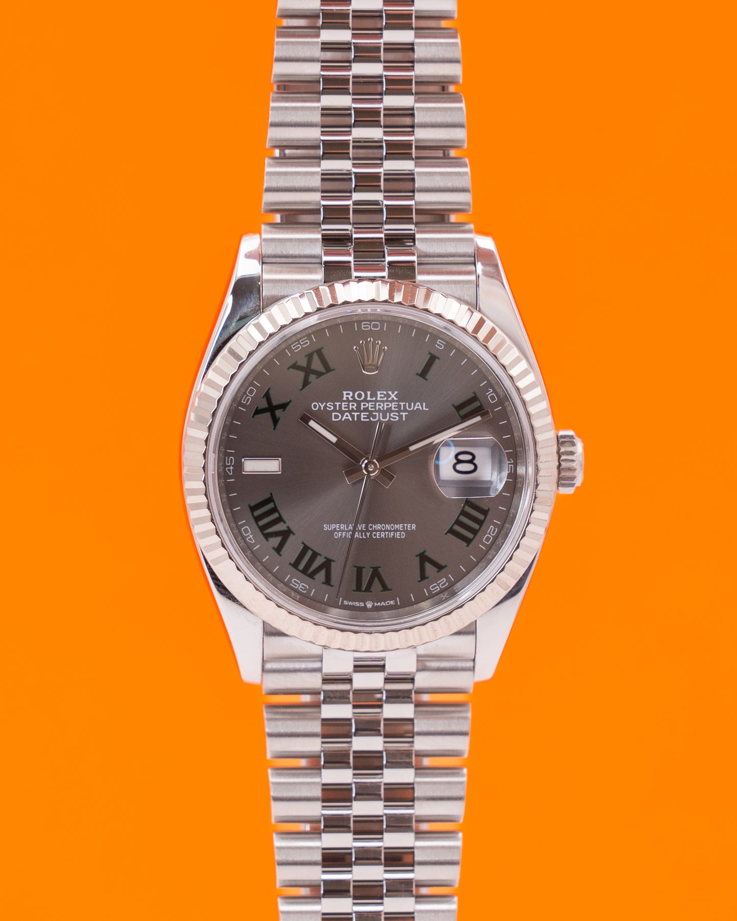 Rolex Datejust 36mm 126234-0045 Wimbledon Dial on Jubilee 2021