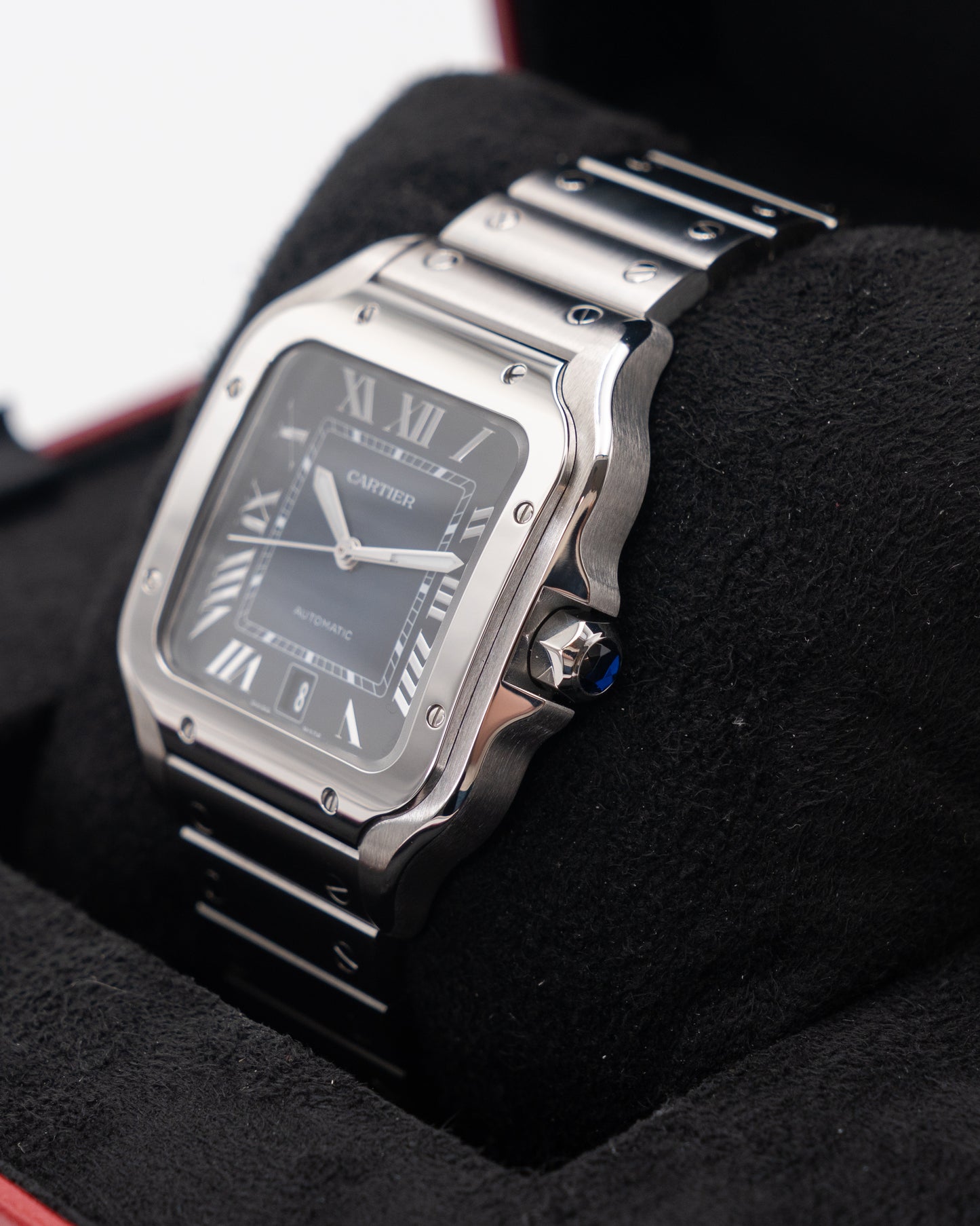 Cartier Santos Large 39.8mm WSSA0030 Blue Dial 2022