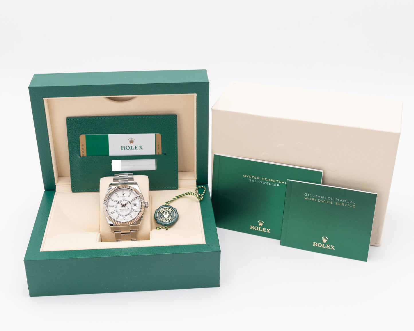 Rolex Skydweller 326934 Fluted Oyster White Dial 42mm 2018