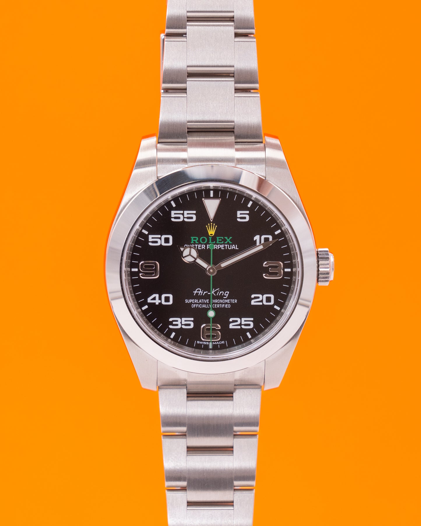 Rolex AirKing 116900 Black Dial Stainless Steel 40mm