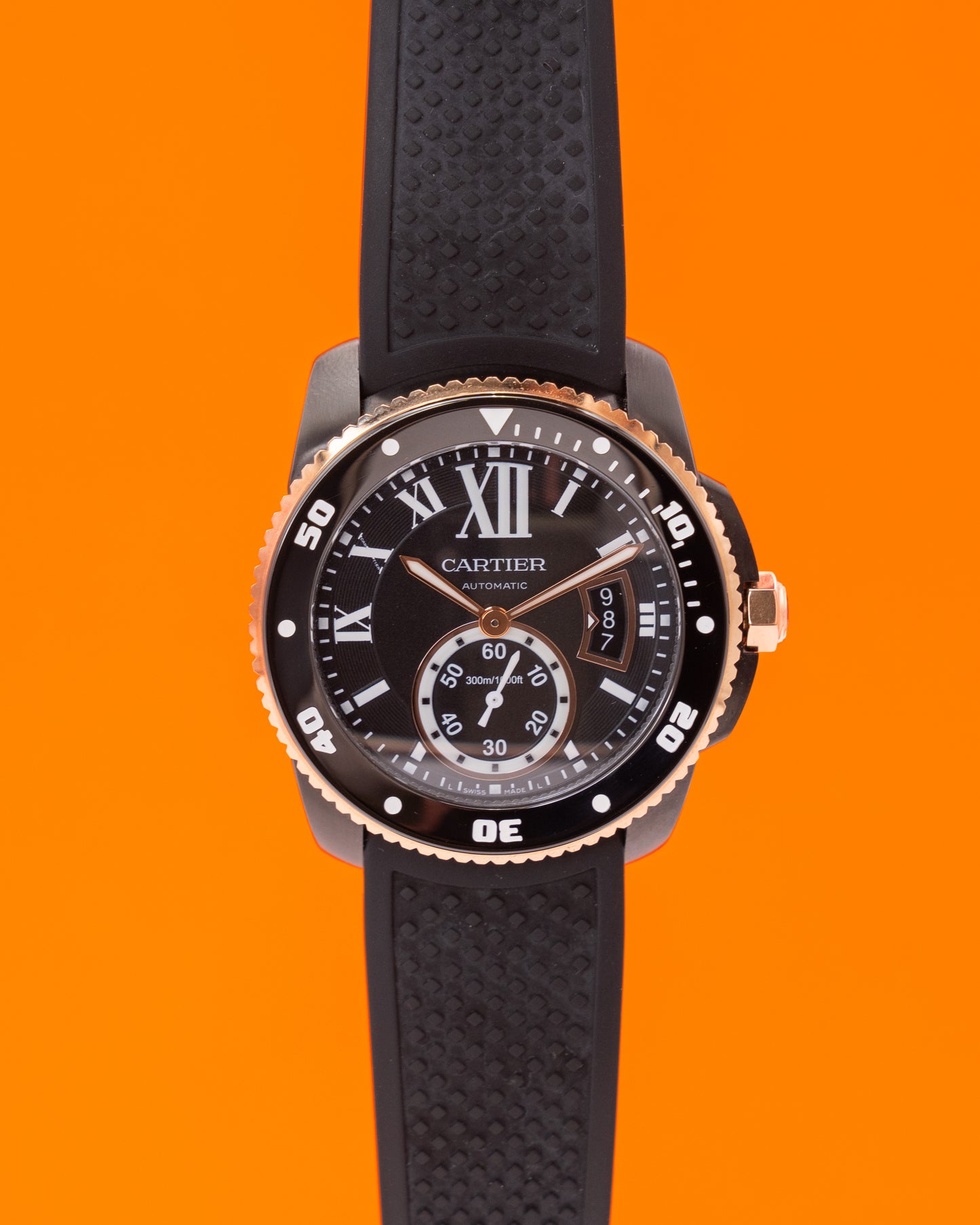 Cartier Calibre de Cartier Diver W2CA0004 Carbon / Pink Gold 42mm