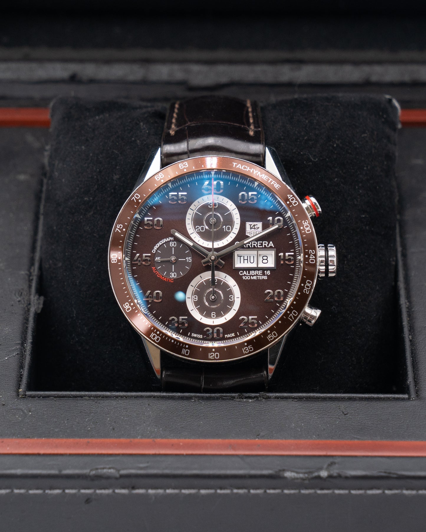 Tag Heuer Carrera Calibre 16 Brown 44mm