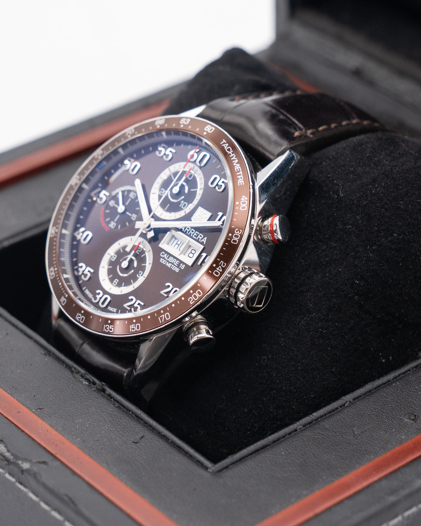 Tag Heuer Carrera Calibre 16 Brown 44mm