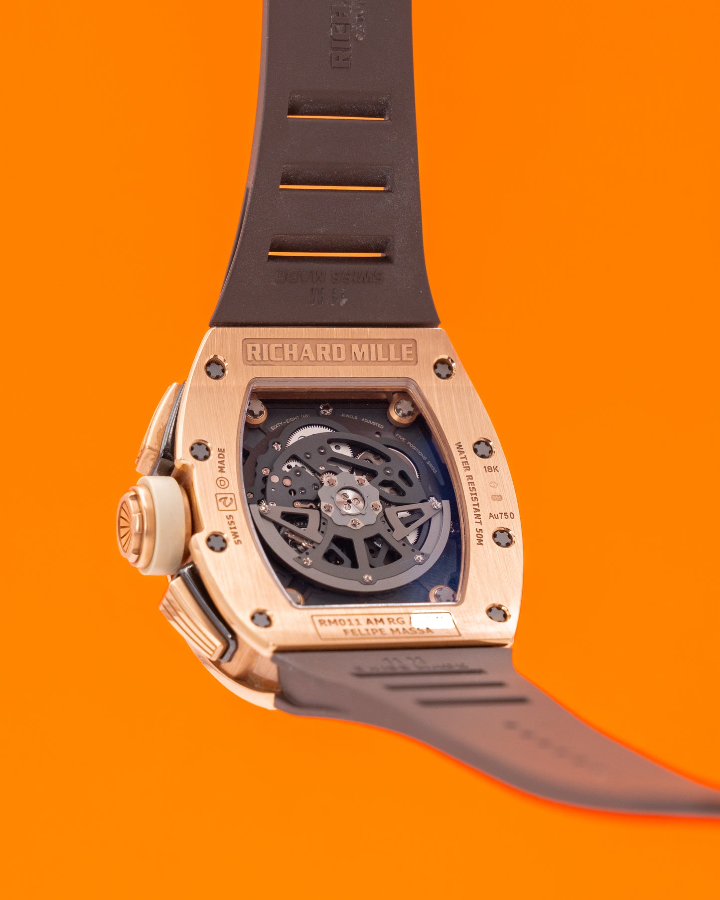 Richard Mille RM011 Felipe Massa Rose Gold Ivory 2013