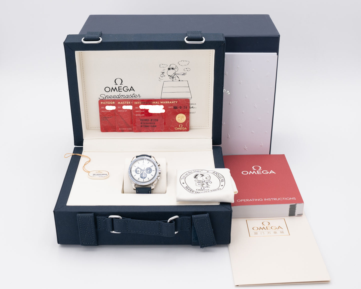 Omega Speedmaster Silver Snoopy Award 42mm 310.32.42.50.02.001 Coaxial Chronograph 2024