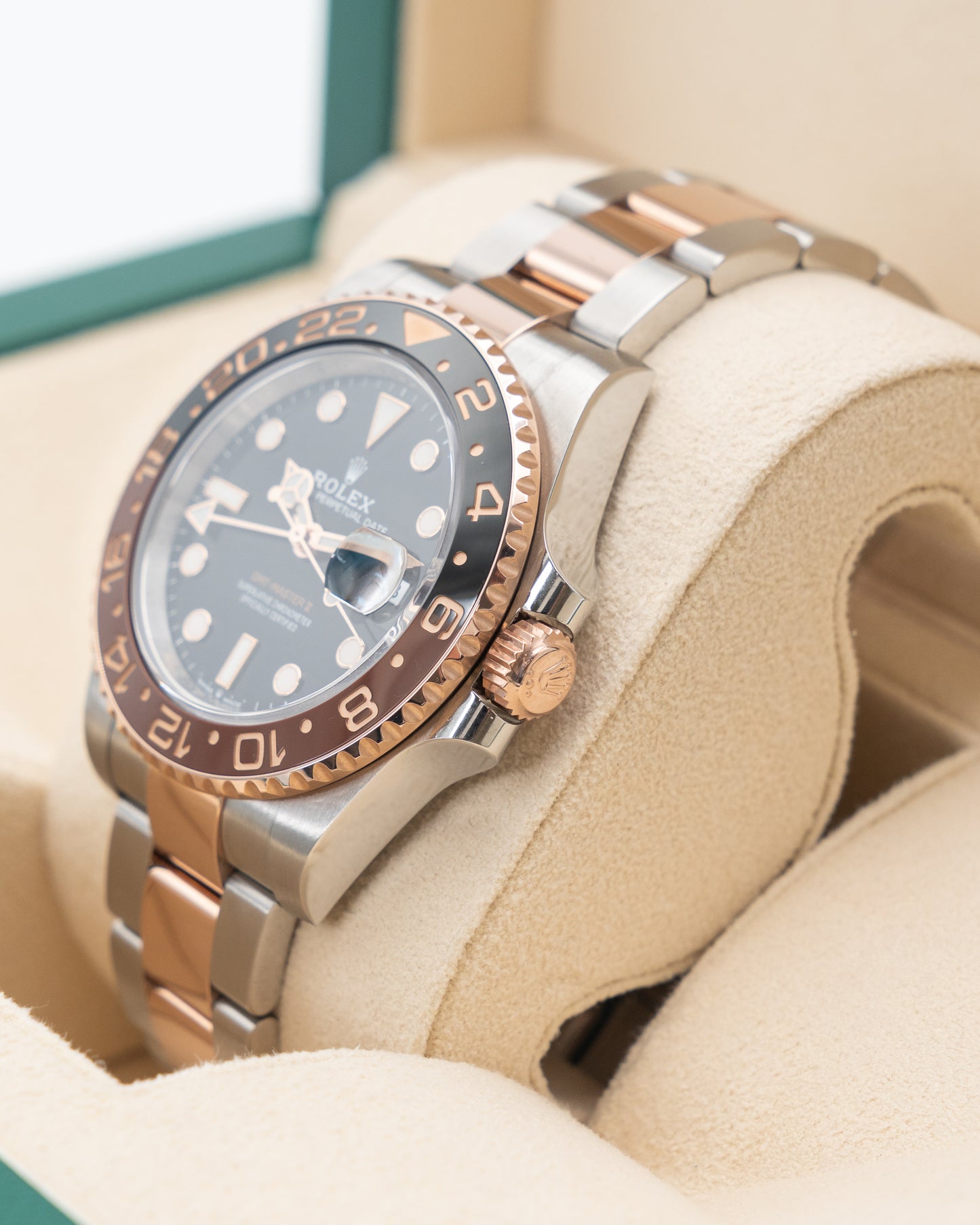 Rolex GMT Master II 40mm 126711CHNR Rootbeer Two Tone Rose 2020