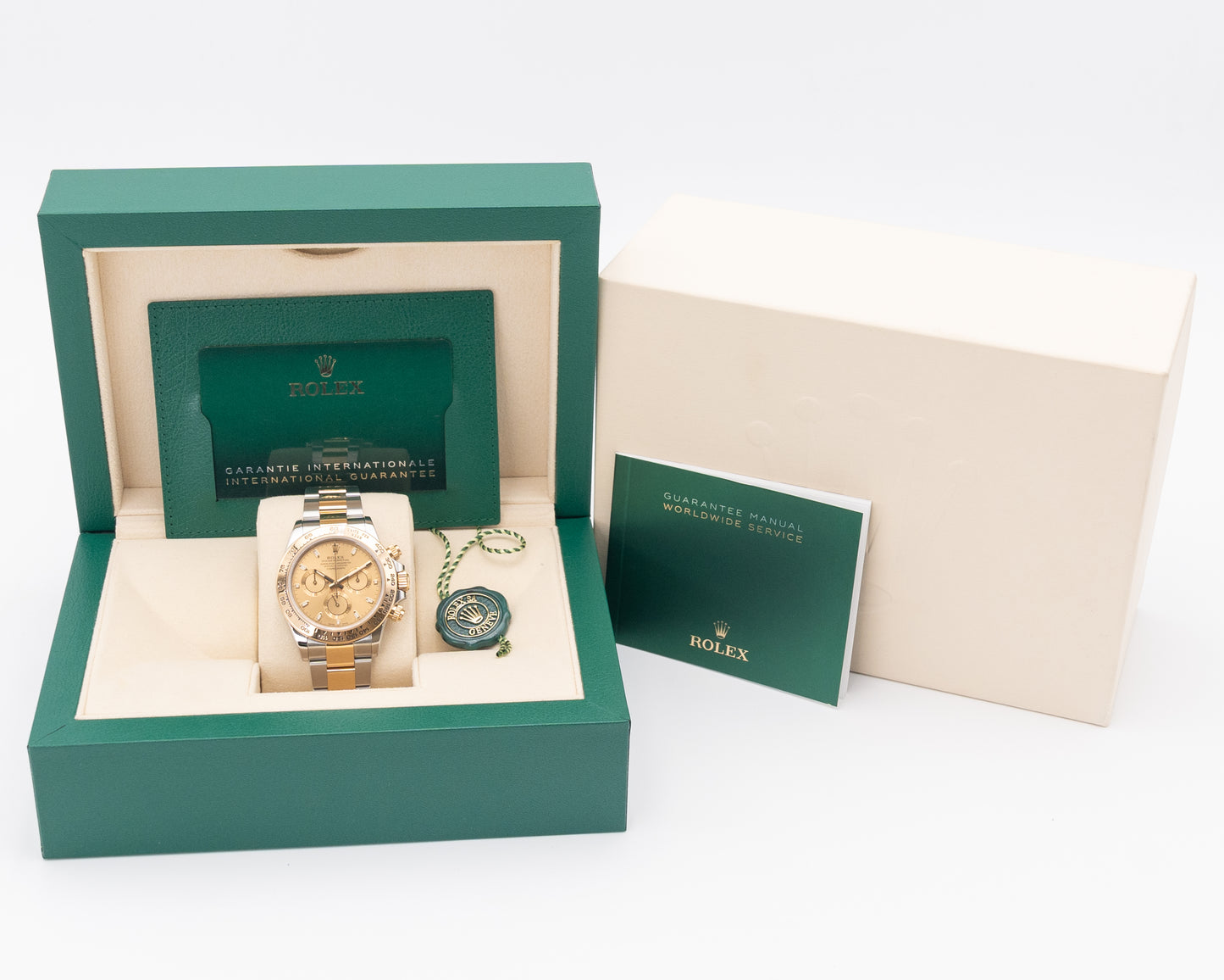 Rolex Cosmograph Daytona 40mm 116503 Two Tone Yellow Champagne Dial 2022