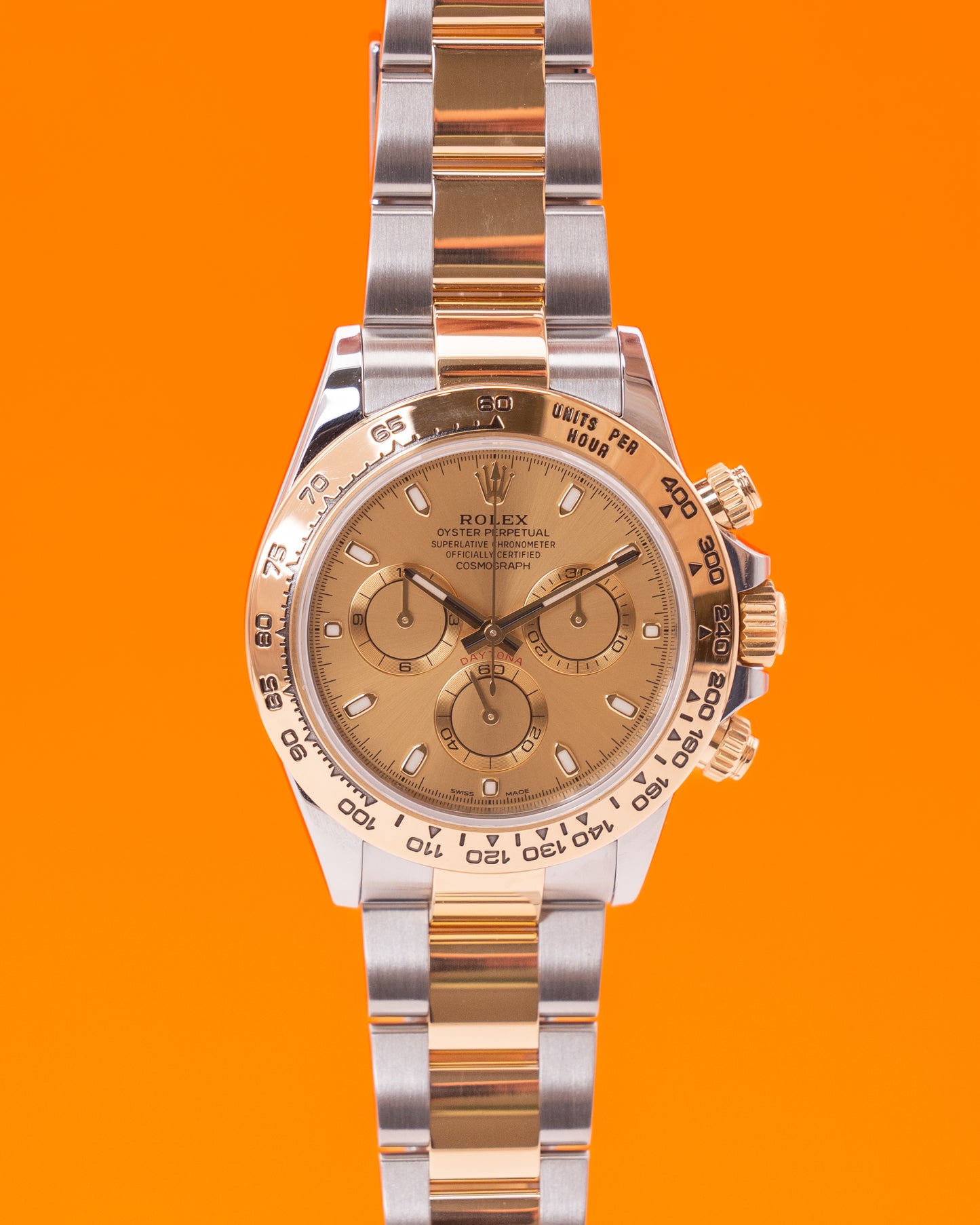 Rolex Cosmograph Daytona 40mm 116503 Two Tone Yellow Champagne Dial 2022