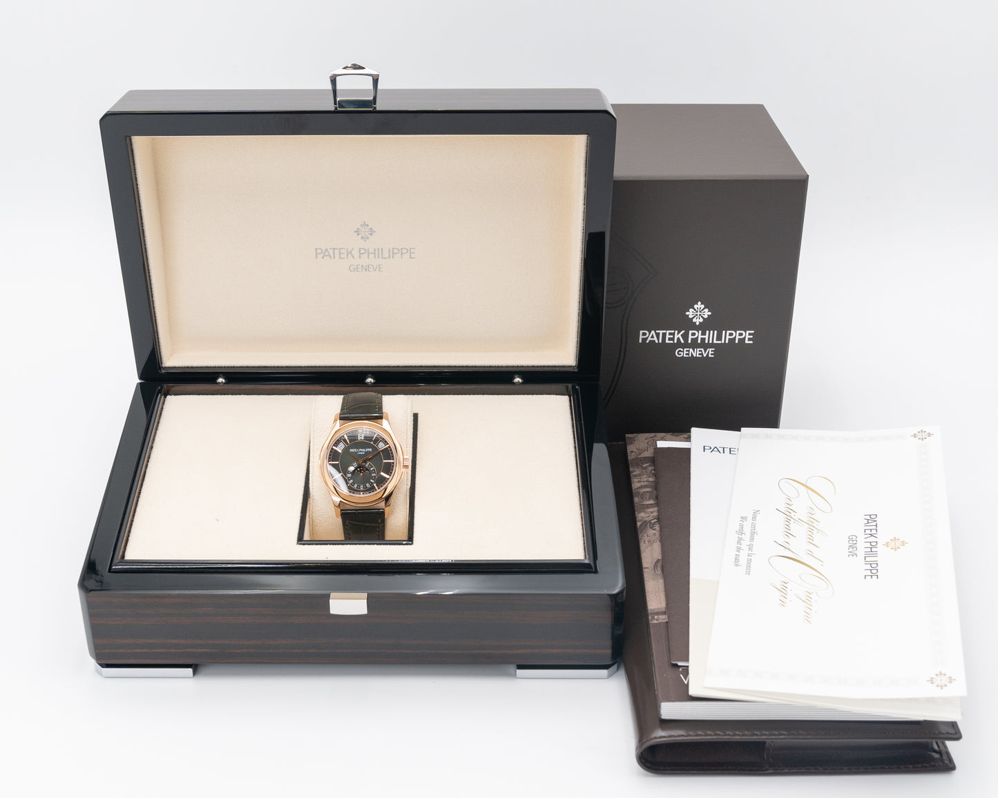 Patek Philippe 5205R-011 Complications Rose Gold Olive Green Dial 40mm 2024