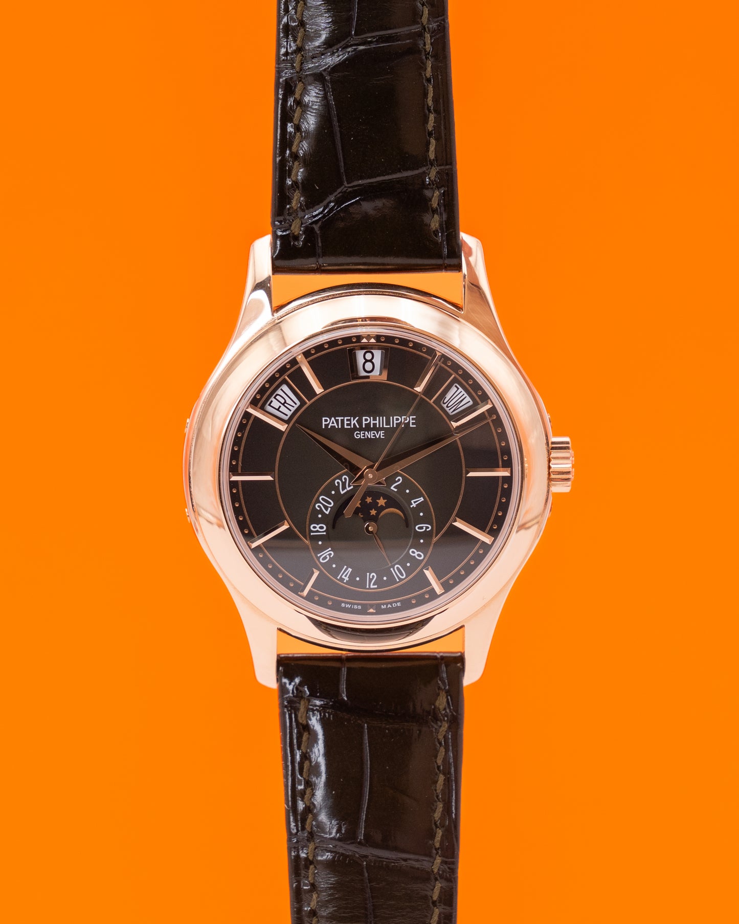 Patek Philippe 5205R-011 Complications Rose Gold Olive Green Dial 40mm 2024