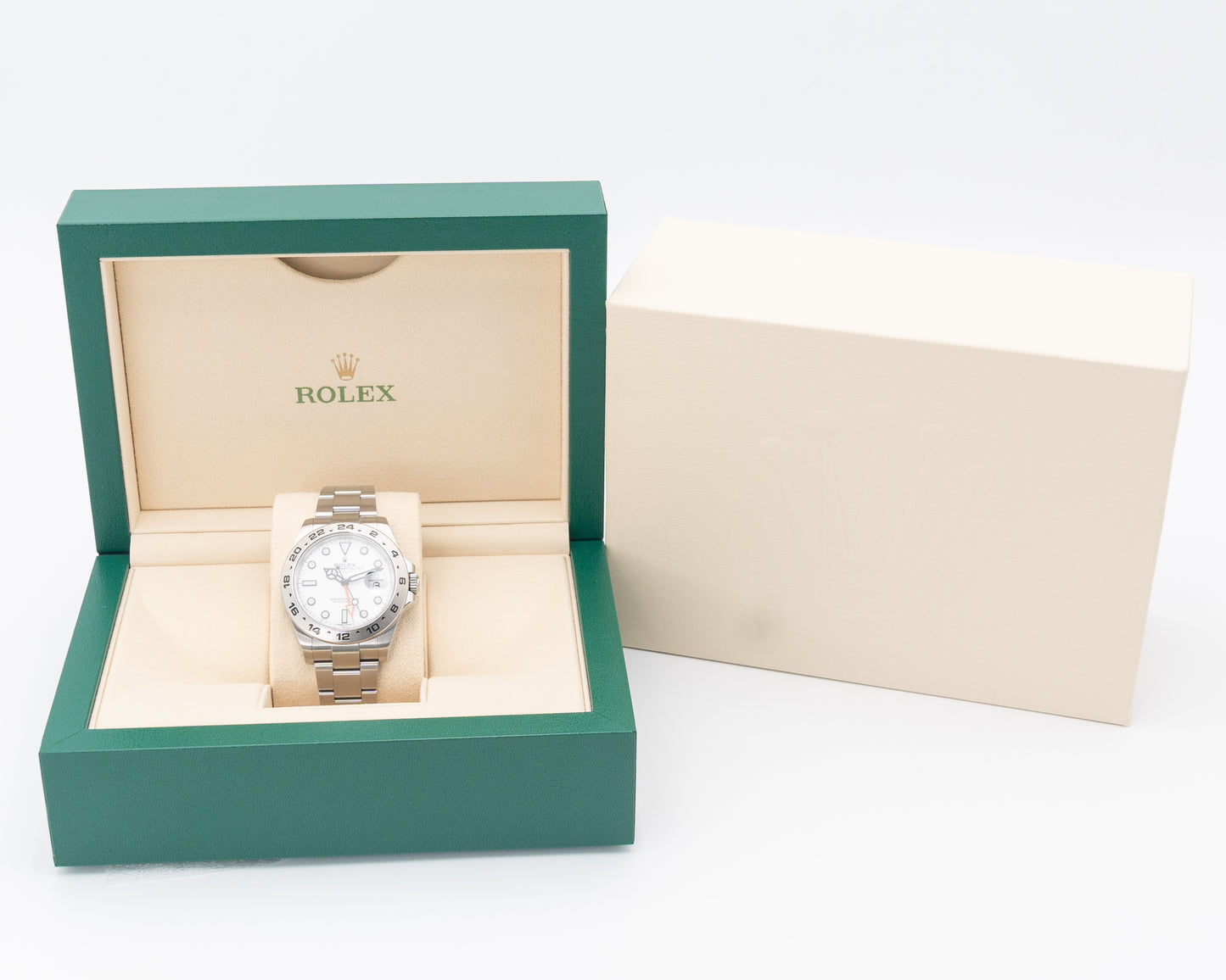 Rolex Explorer II 42mm 216570 Polar White Dial Oyster Bracelet