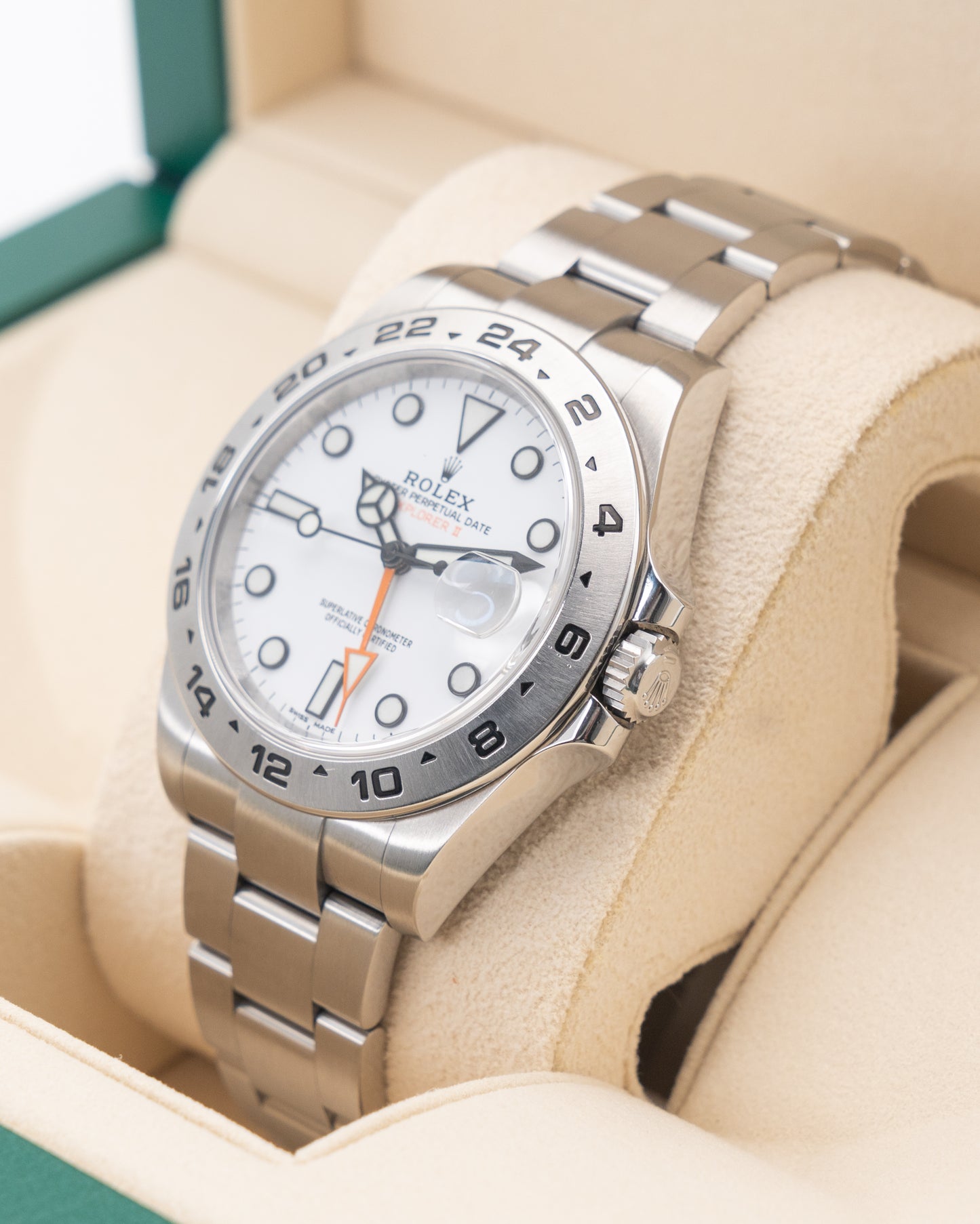 Rolex Explorer II 42mm 216570 Polar White Dial Oyster Bracelet