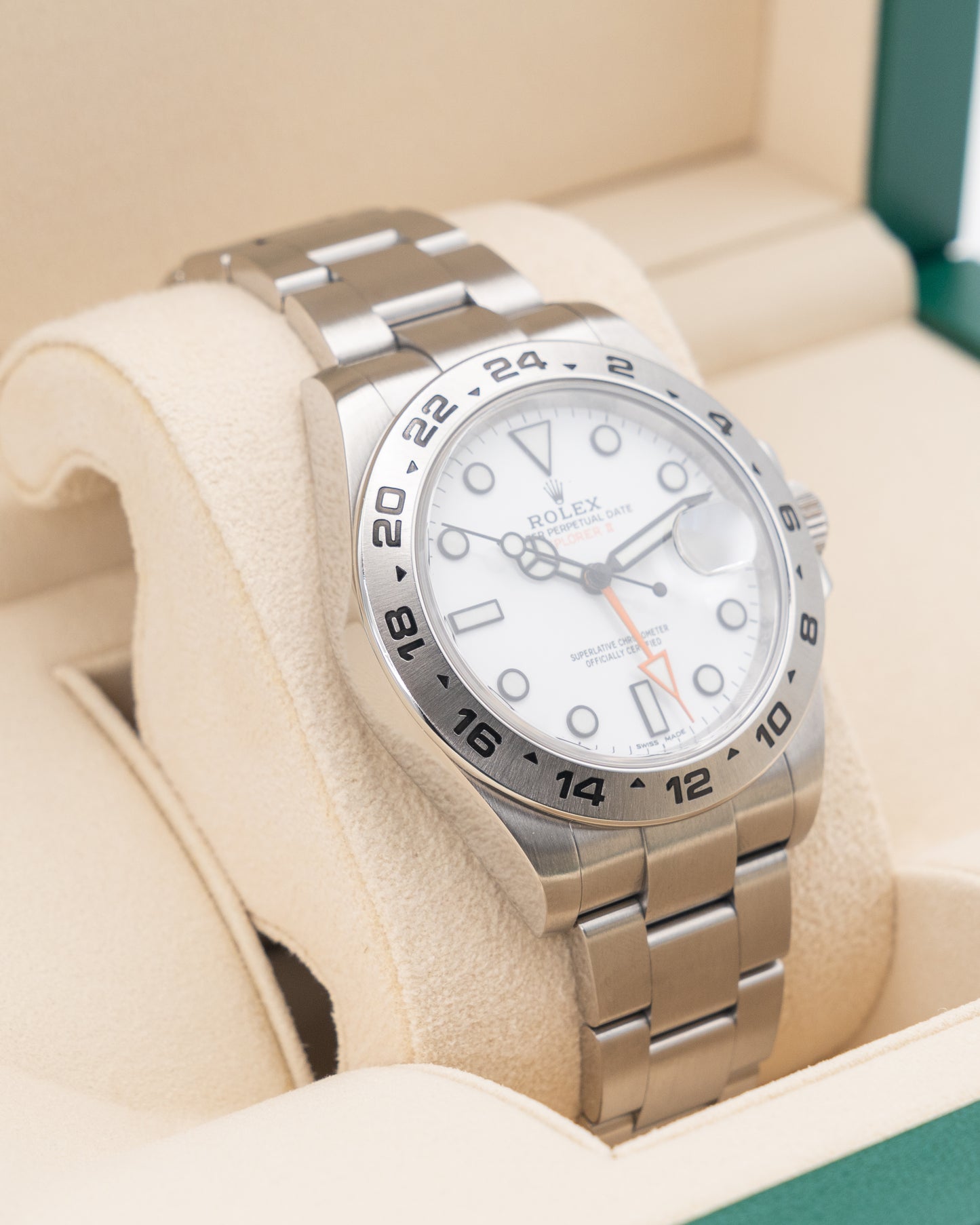 Rolex Explorer II 42mm 216570 Polar White Dial Oyster Bracelet