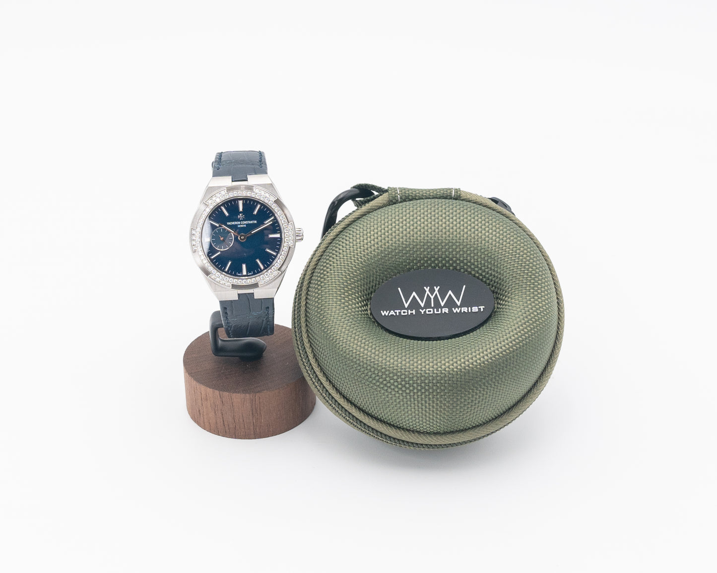 Vacheron Constantin Overseas 37mm 2305V/100A-B170 Lady's with Factory Diamond Blue