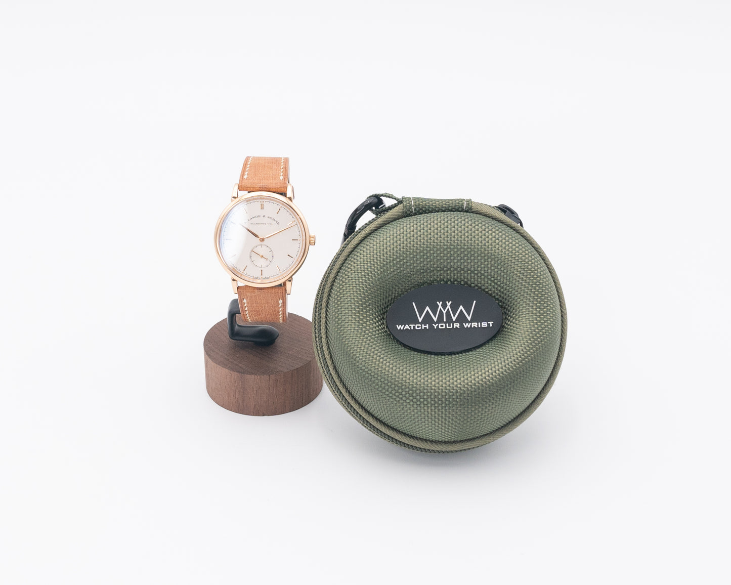 A. Lange & Sohne 37mm 216.021 Saxonia Yellow Gold Silver Dial