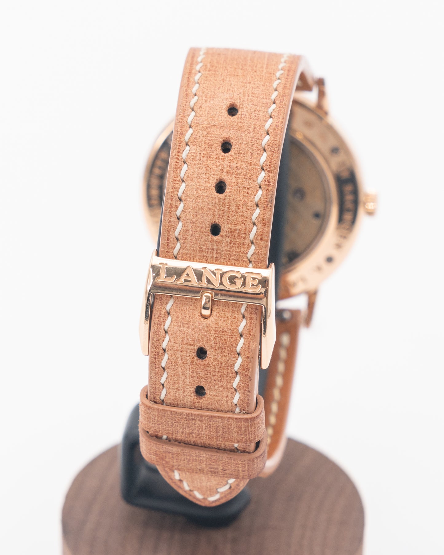 A. Lange & Sohne 37mm 216.021 Saxonia Yellow Gold Silver Dial