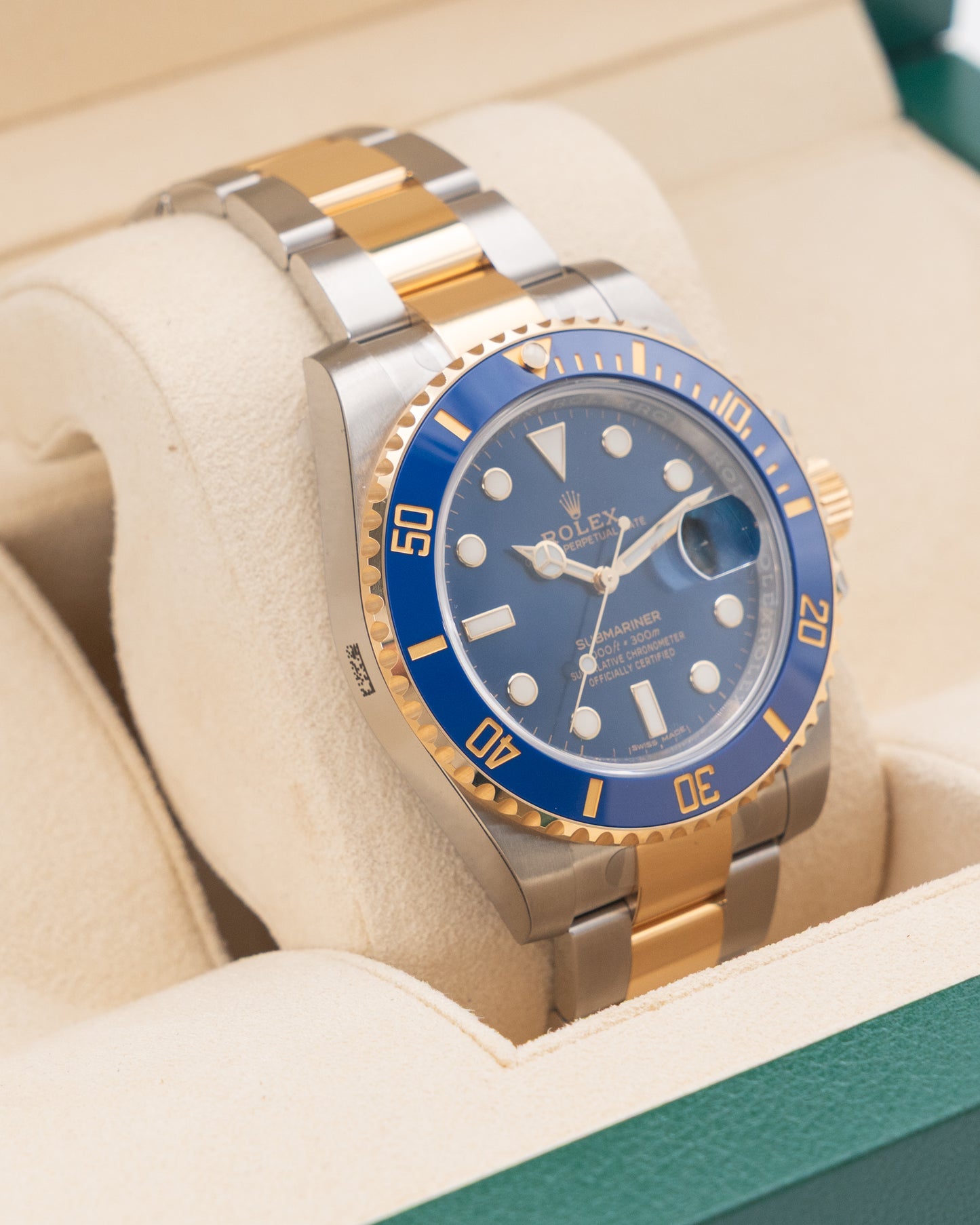 UNWORN STICKERS 2019 Rolex Submariner Date 40mm 116613LB Bluesy Two Tone Yellow Gold 2019