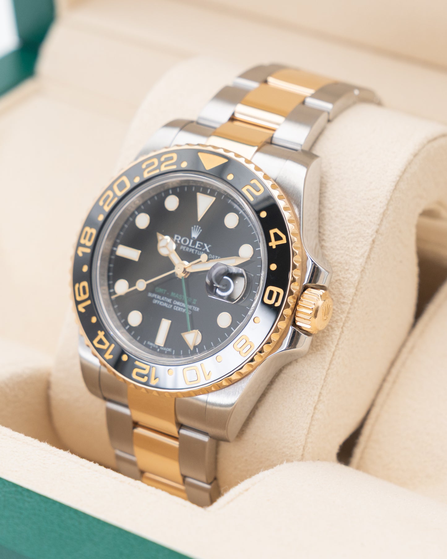 Rolex GMT Master II 40mm 116713LN Two Tone Yellow Gold 2010
