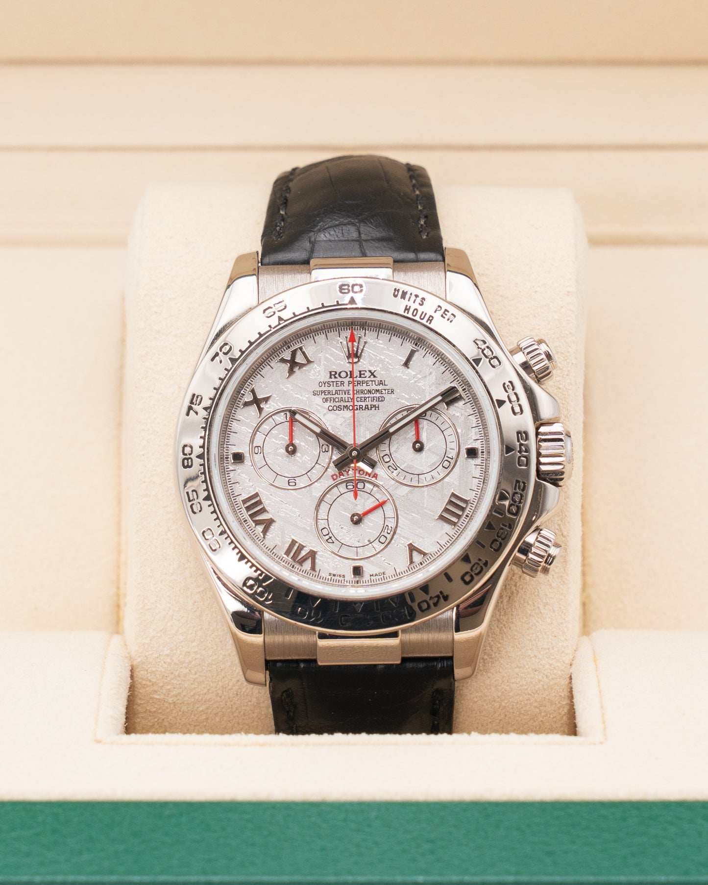 Rolex Daytona 40mm 116519 White Gold Meteorite Roman Dial 2003